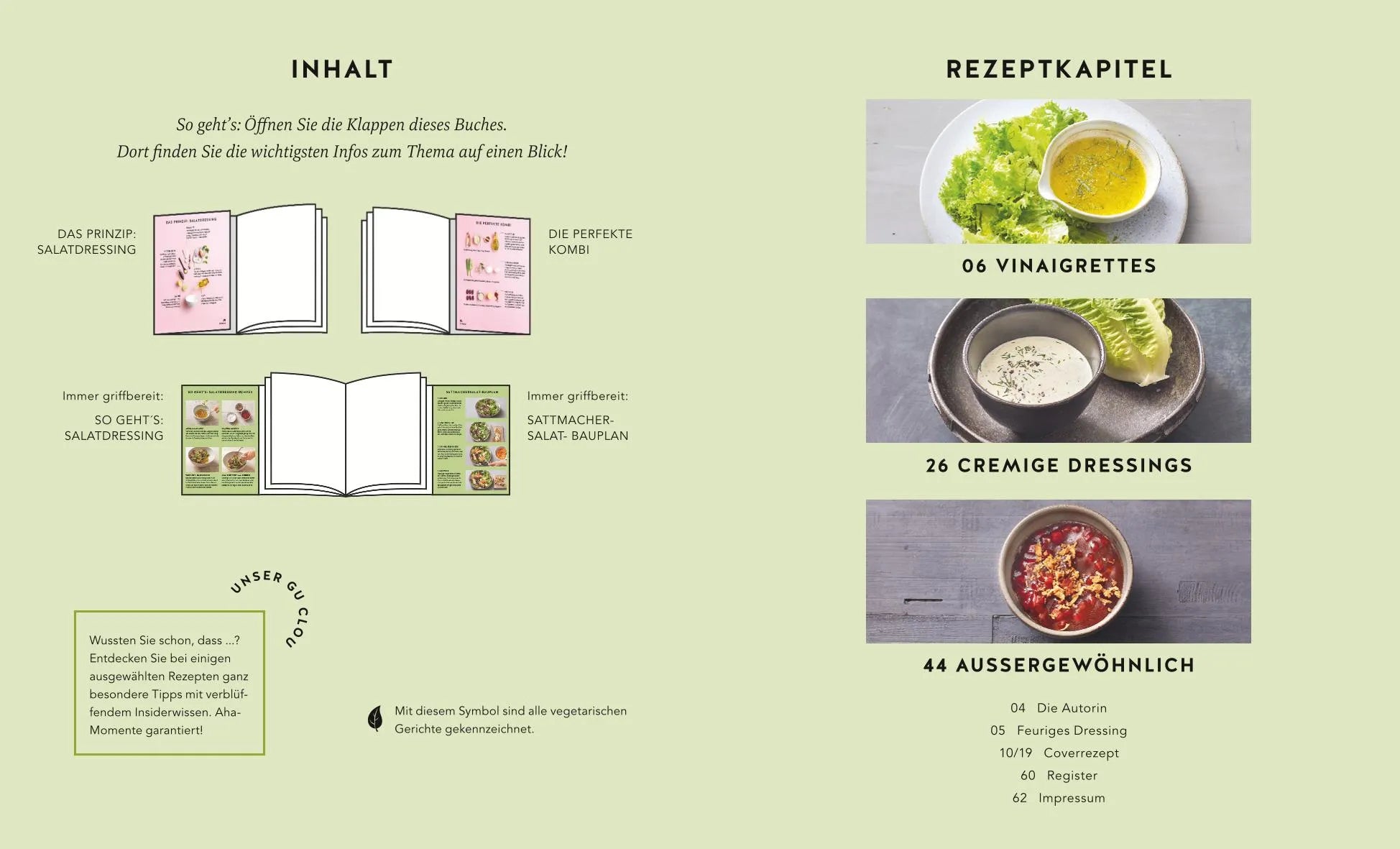 Produktansicht: 1 Salat - 50 Dressings (Taschenbuch)