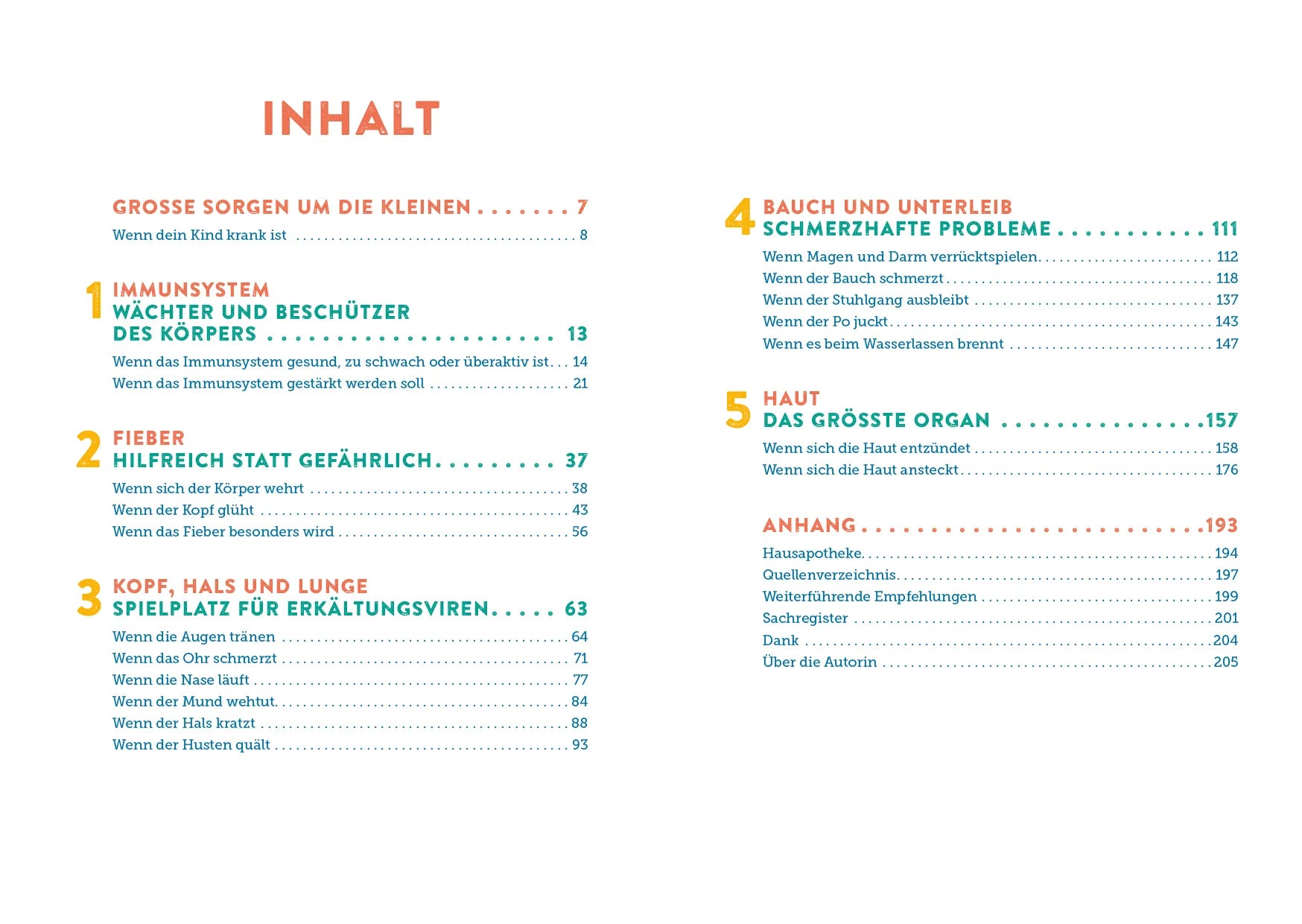 Innenansicht von '100 Fragen an deine Kinderärztin' - Taschenbuch