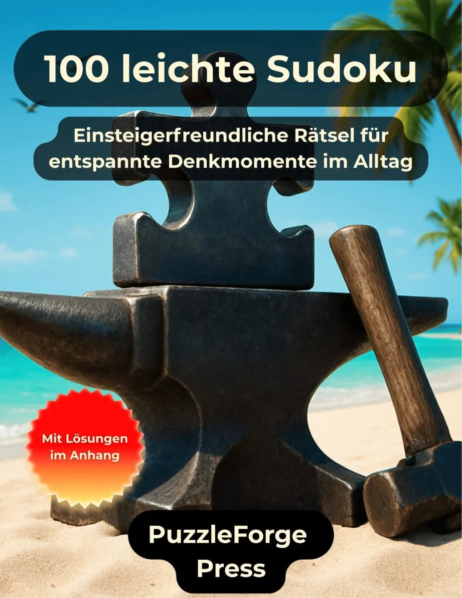 Cover: 100 leichte Sudoku (E-Book) von PuzzleForge* Press