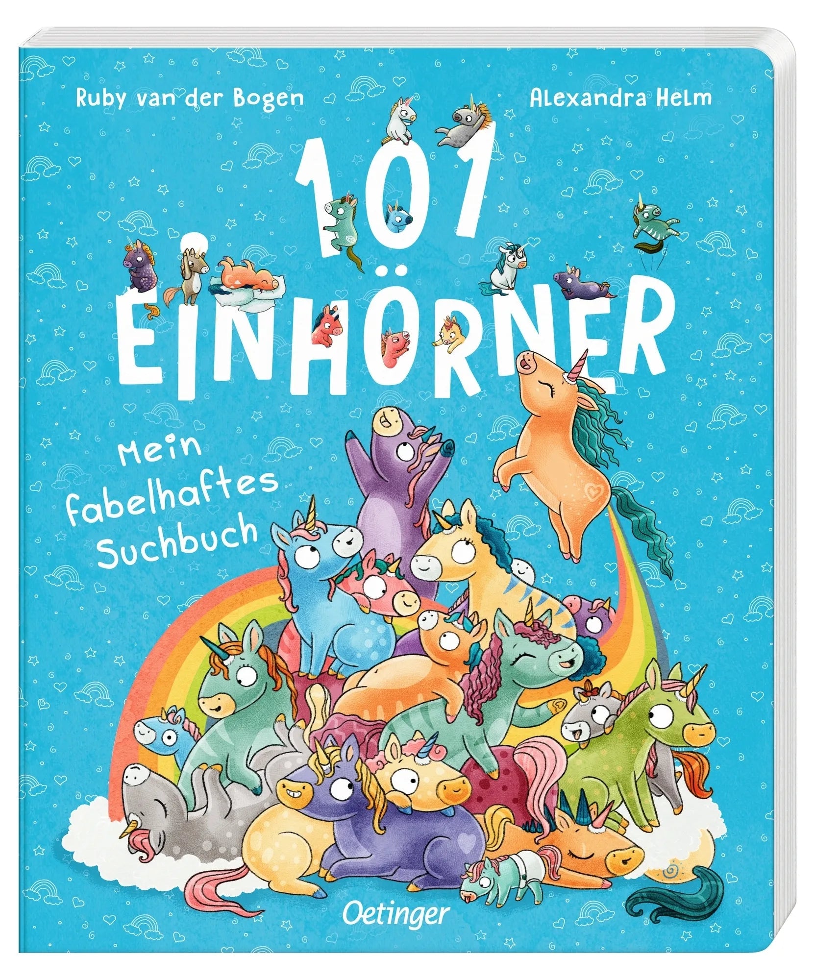 Detailansicht: 101 Einhörner. Mein fabelhaftes Suchbuch (Hardcover)