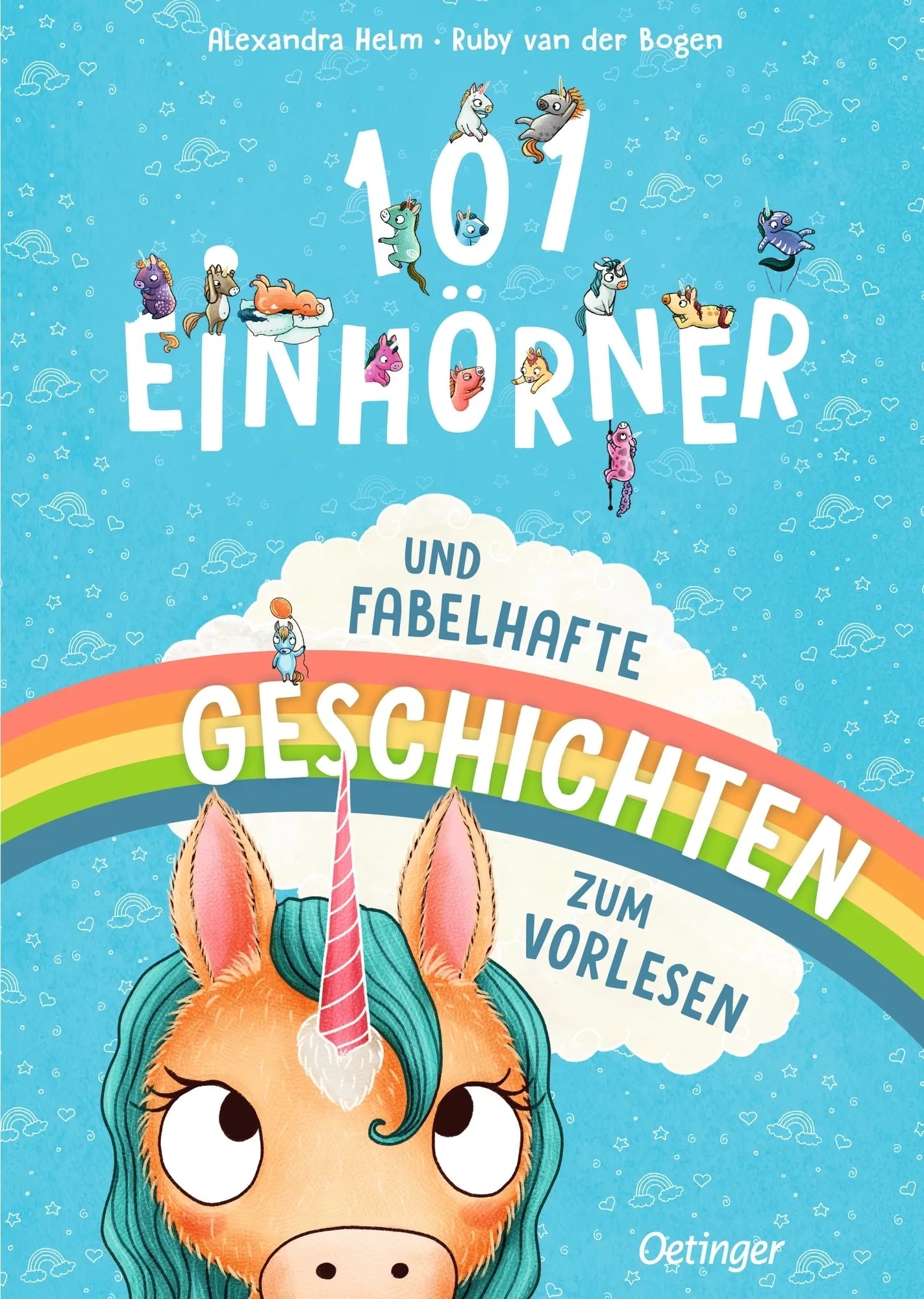 Buchcover von '101 Einhörner und fabelhafte Geschichten zum Vorlesen' - Gebundene Ausgabe von Ruby van der Bogen
