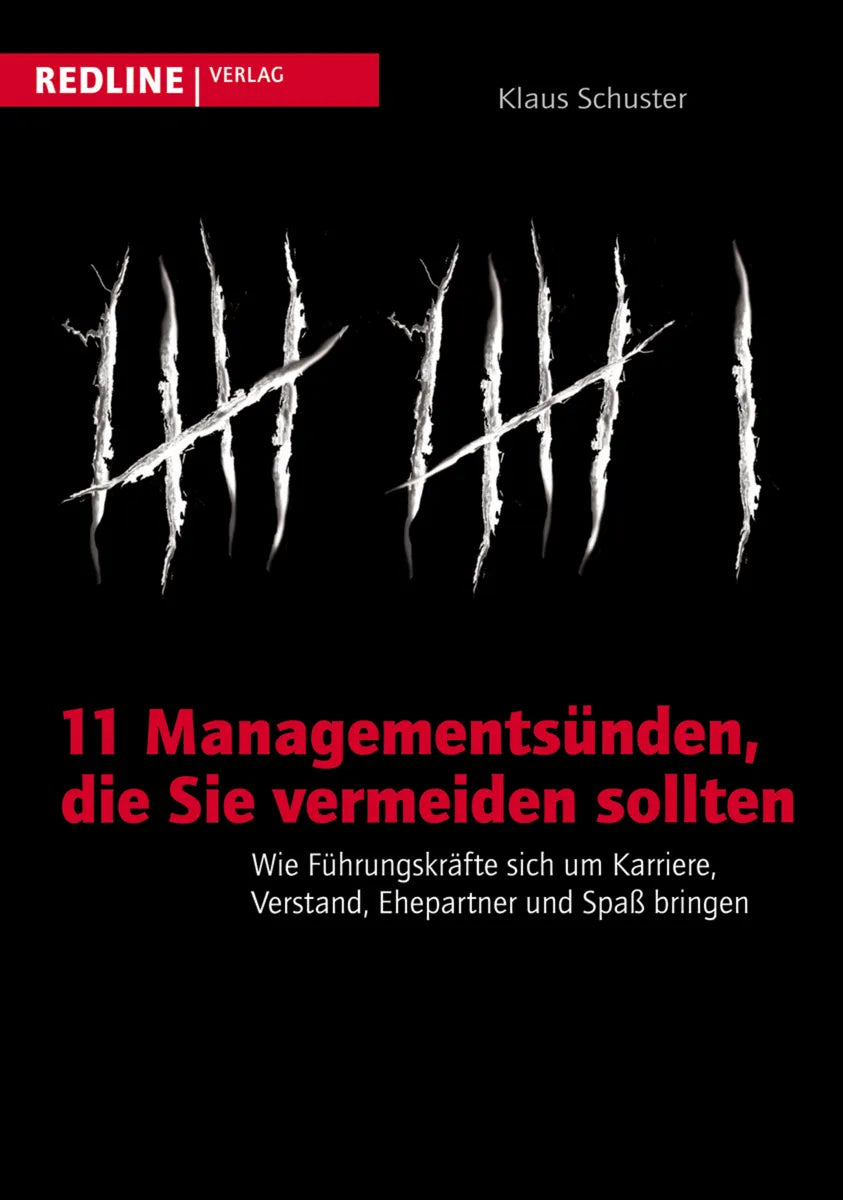 Buchcover von '11 Managementsünden, die Sie vermeiden sollten' - Gebundene Ausgabe von Klaus Schuster