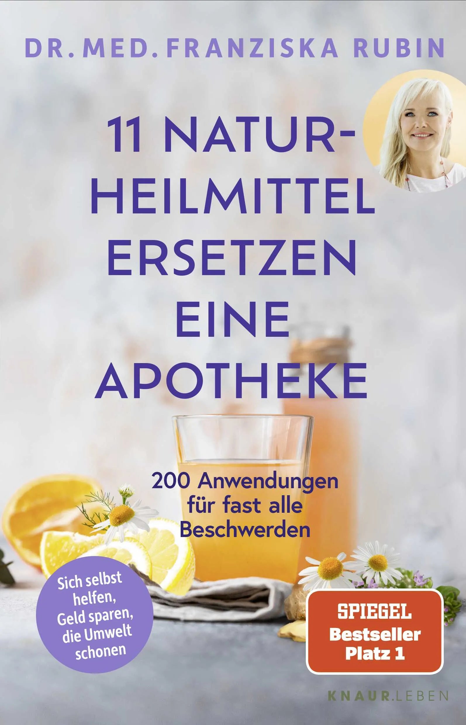Buchcover von '11 Naturheilmittel ersetzen eine Apotheke' - Taschenbuch von Franziska Rubin