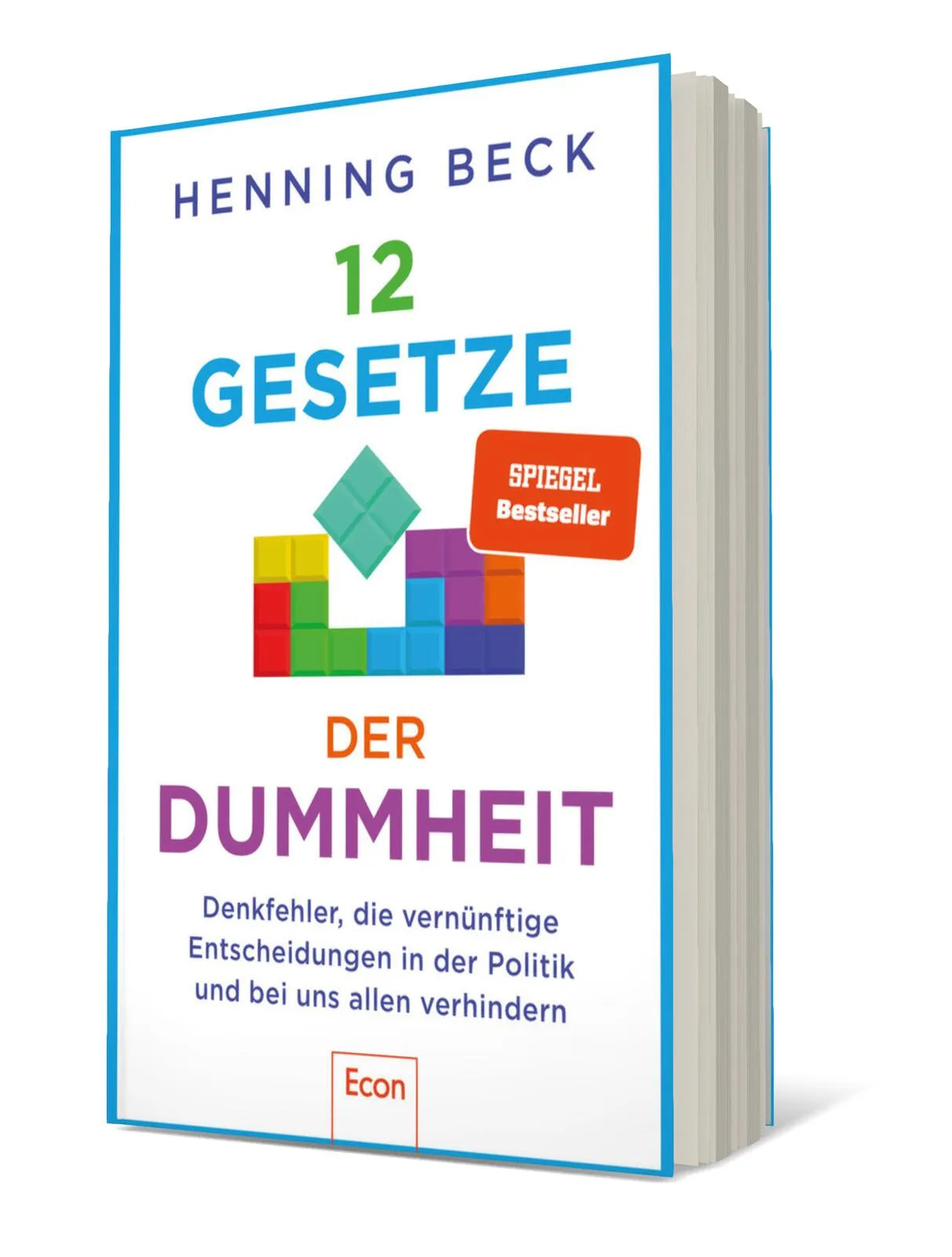 Buchcover von '12 Gesetze der Dummheit' - Paperback von Henning Beck