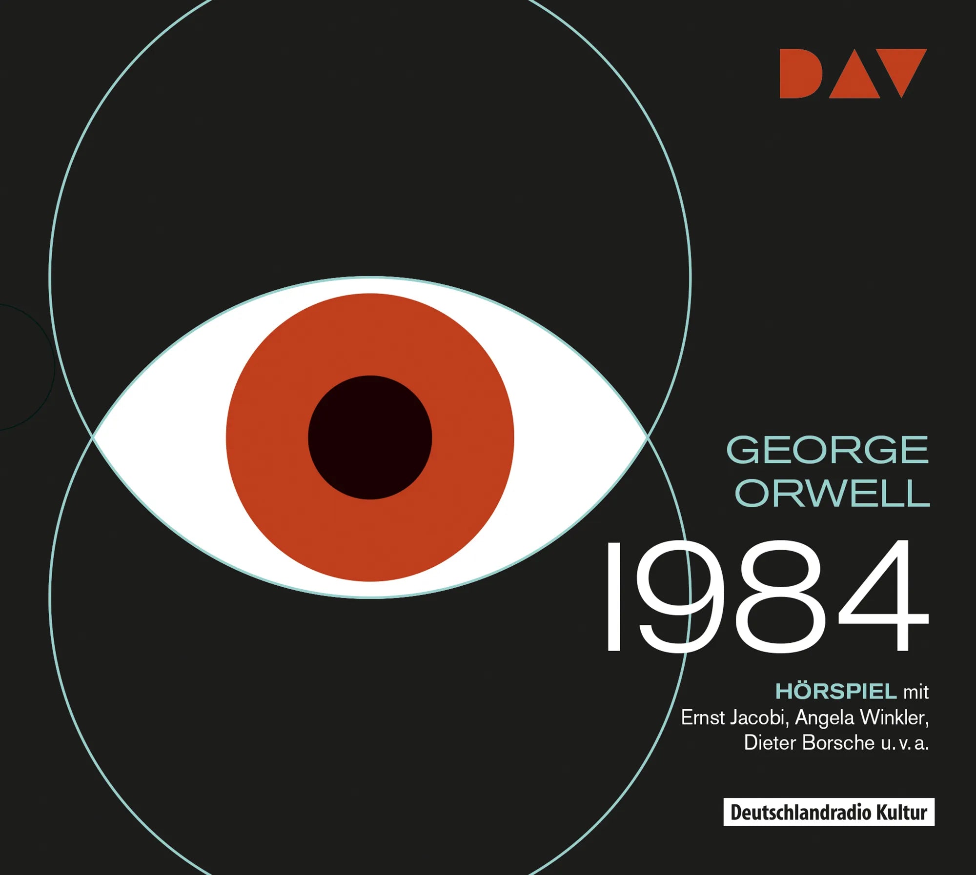 Buchcover von '1984' - Hörbuch (CD) von George Orwell
