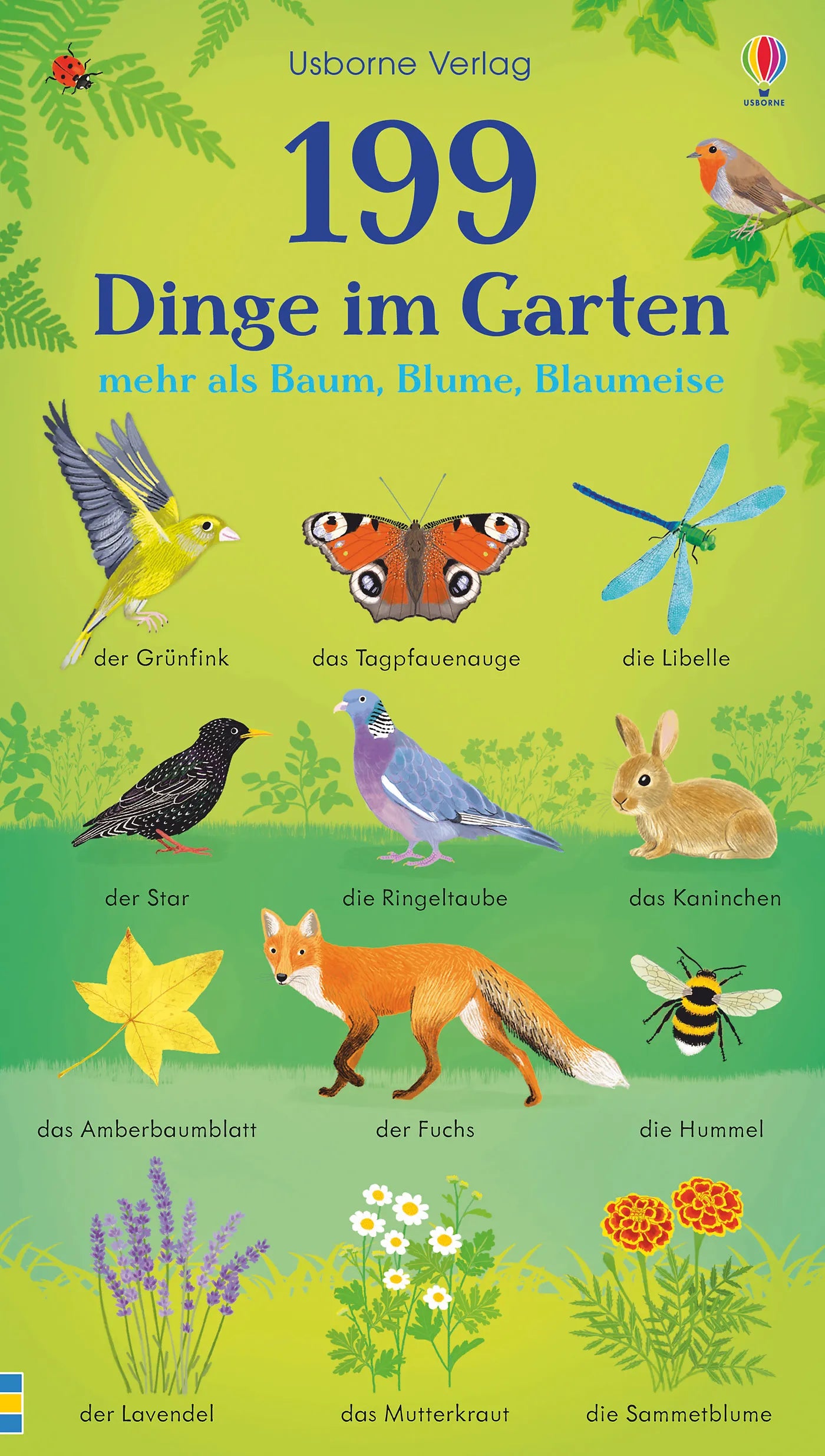 Buchcover von '199 Dinge im Garten' - Gebundene Ausgabe von Hannah Watson
