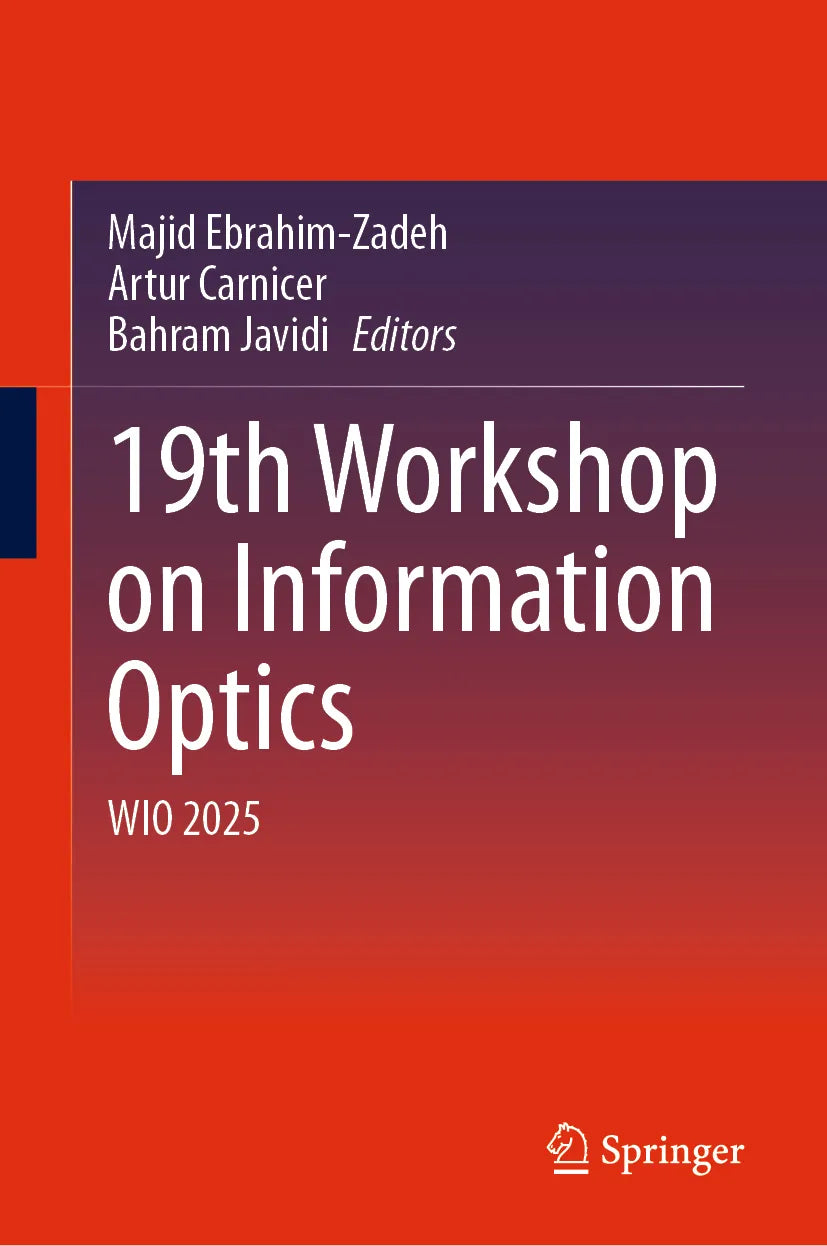 Cover: 19th Workshop on Information Optics (E-Book)