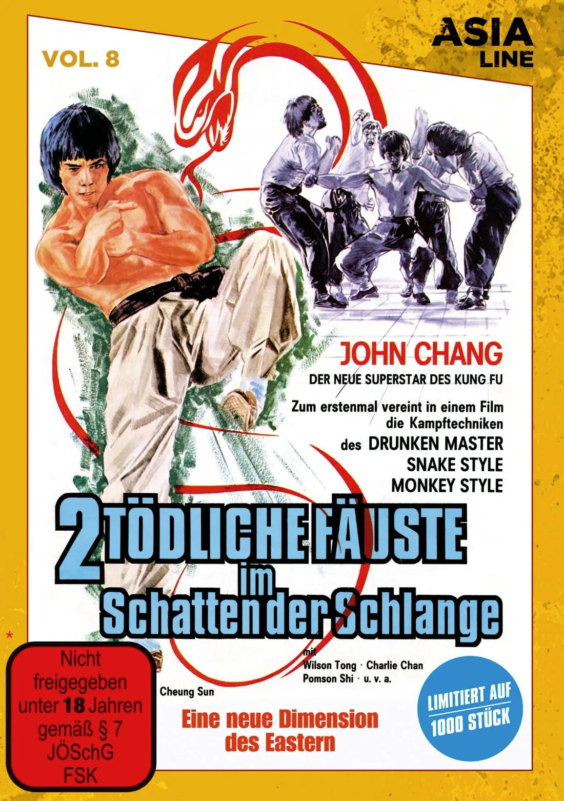 2 tödliche Fäuste im Schatten der Schlange - DVD