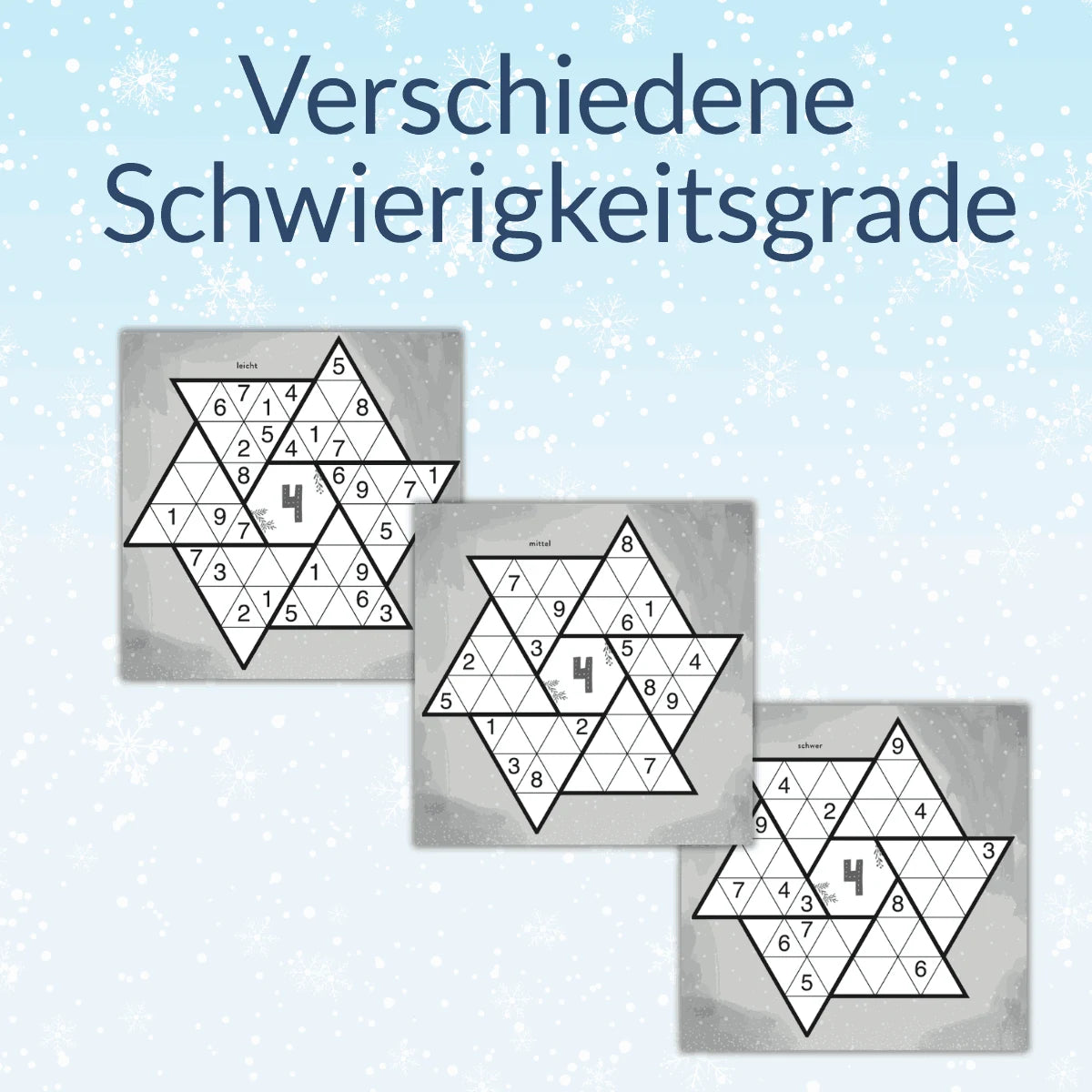 24 DAYS RÄTSELADVENTSKALENDER – Sternsudoku – Ansicht