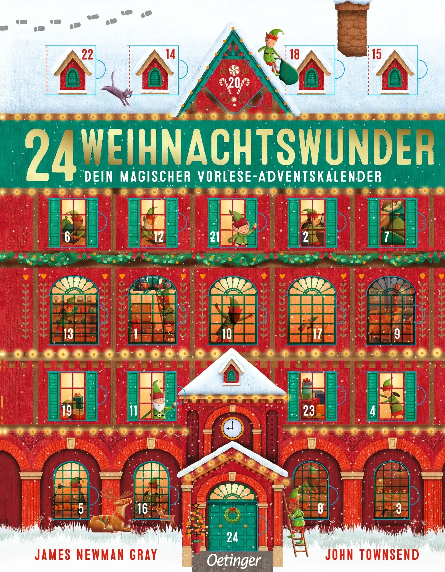 Buchcover von '24 Weihnachtswunder' - Gebundene Ausgabe von John Townsend
