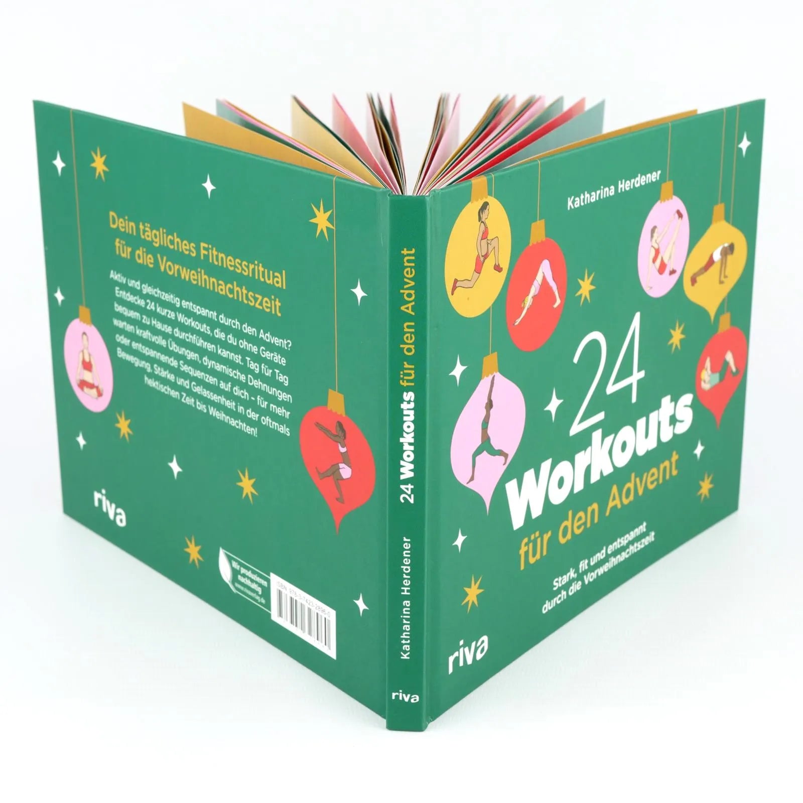 Innenansicht von '24 Workouts für den Advent' - Gebundene Ausgabe