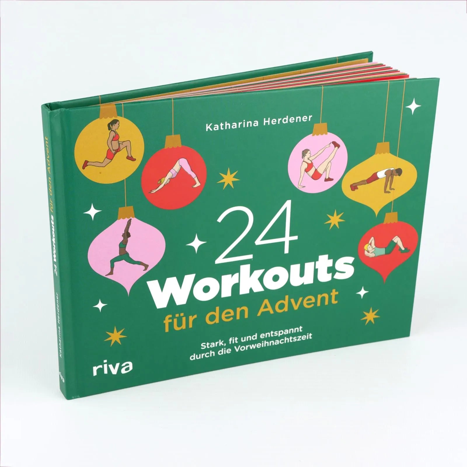 Innenansicht von '24 Workouts für den Advent' - Gebundene Ausgabe