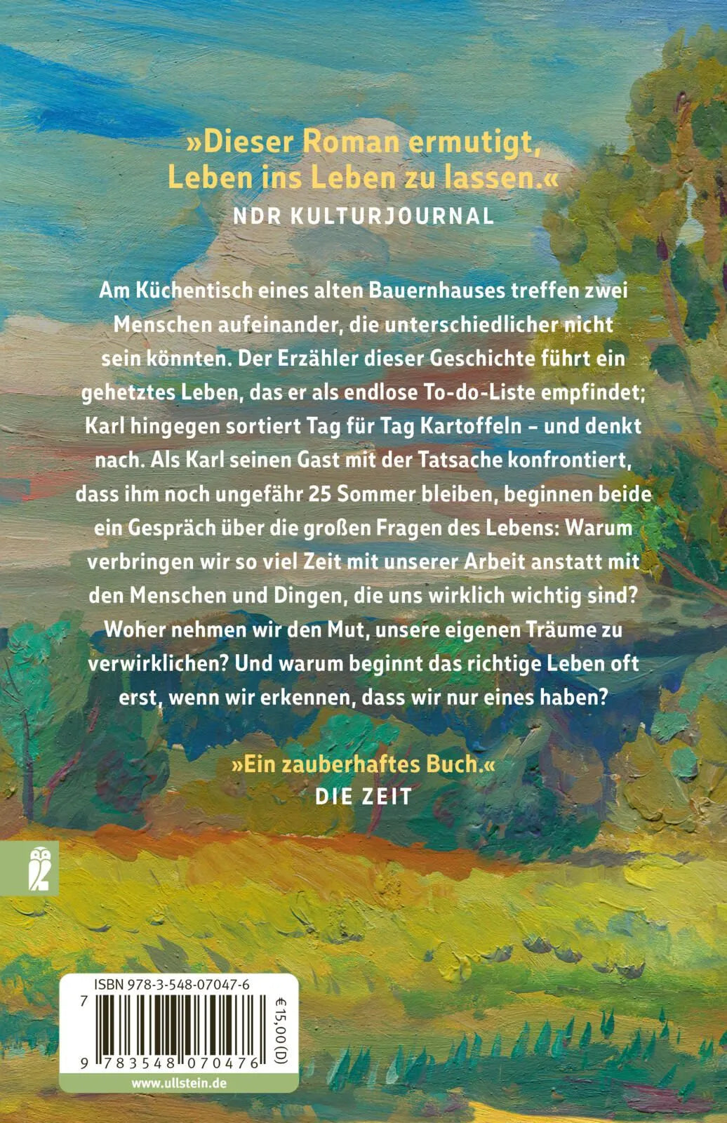 Rückseite: 25 letzte Sommer (Taschenbuch)