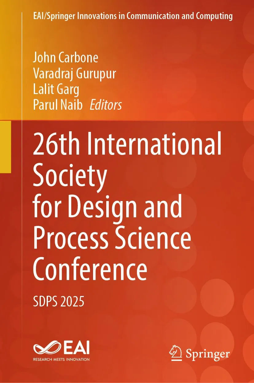 Cover: 26th International Society for Design and Process Science Conference (E-Book) von John Carbone