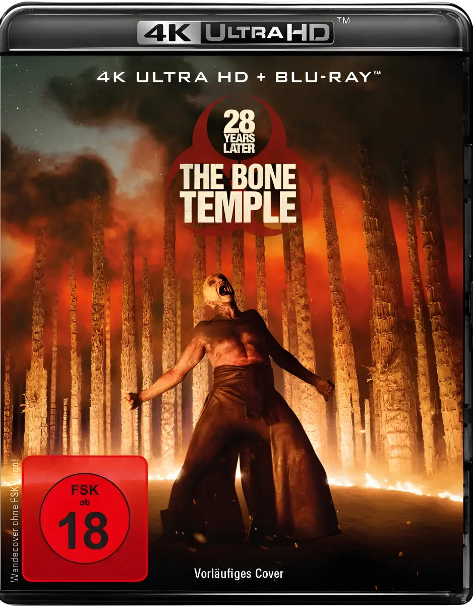 28 Years Later The Bone Temple 4K uhd Cover