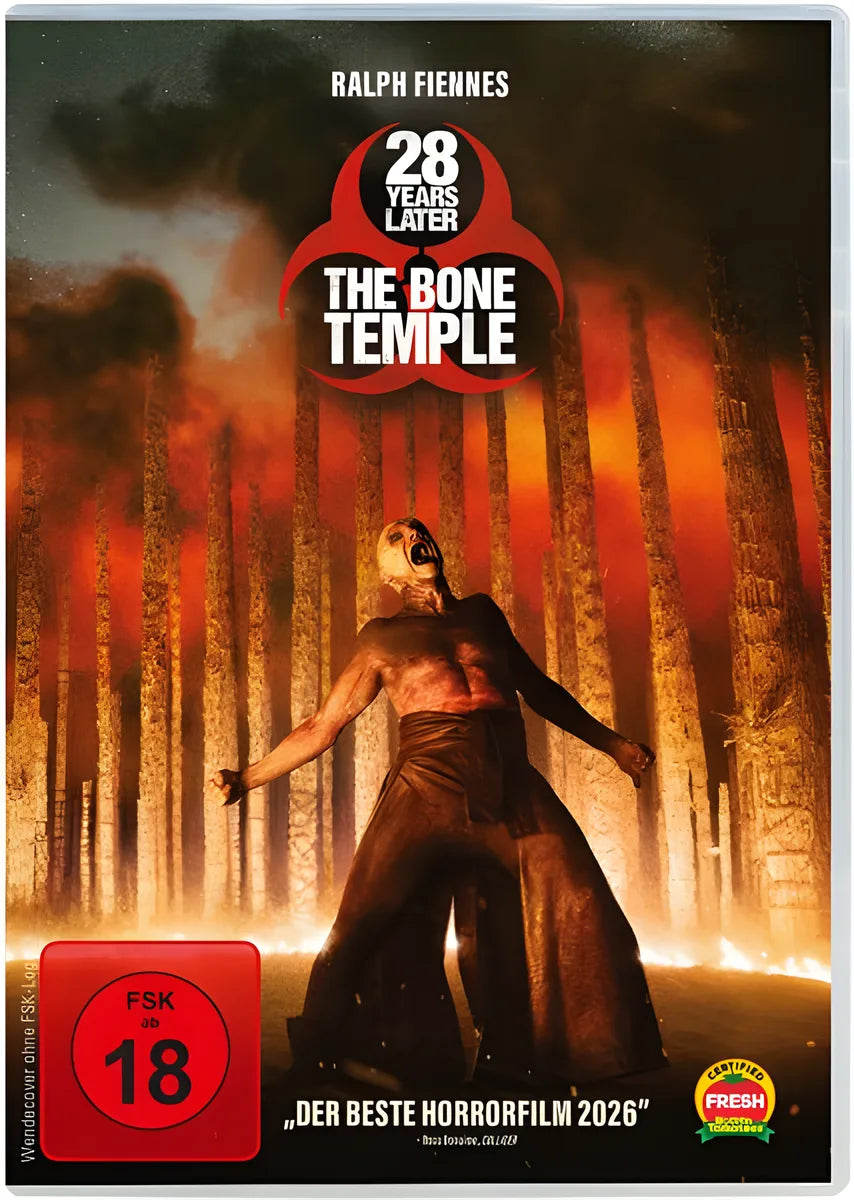 DVD-Cover: 28 Years Later: The Bone Temple. Regie: Nia DaCosta