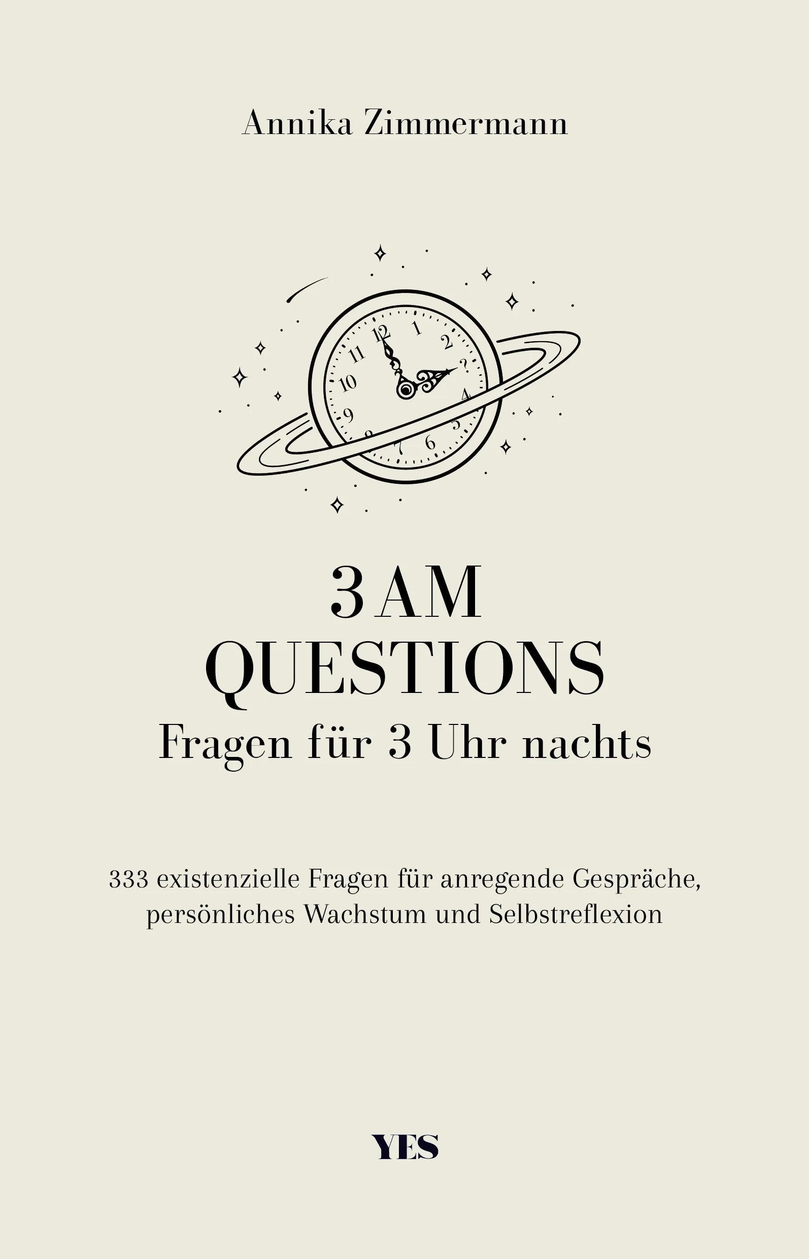 Buchcover von '3 AM Questions Fragen für 3 Uhr nachts' - Taschenbuch von Annika Zimmermann