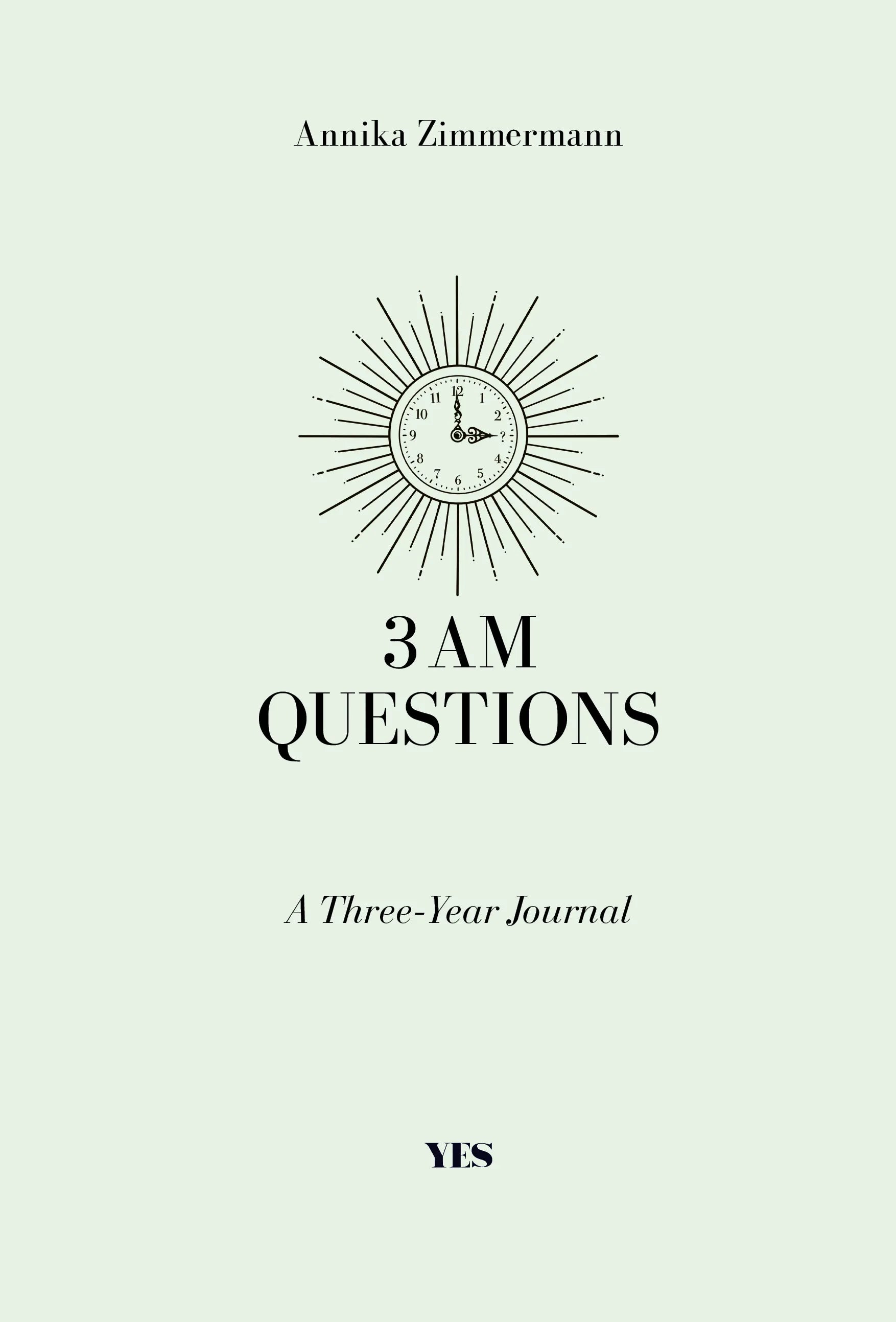 Buchcover von '3 AM Questions' - Taschenbuch von Annika Zimmermann