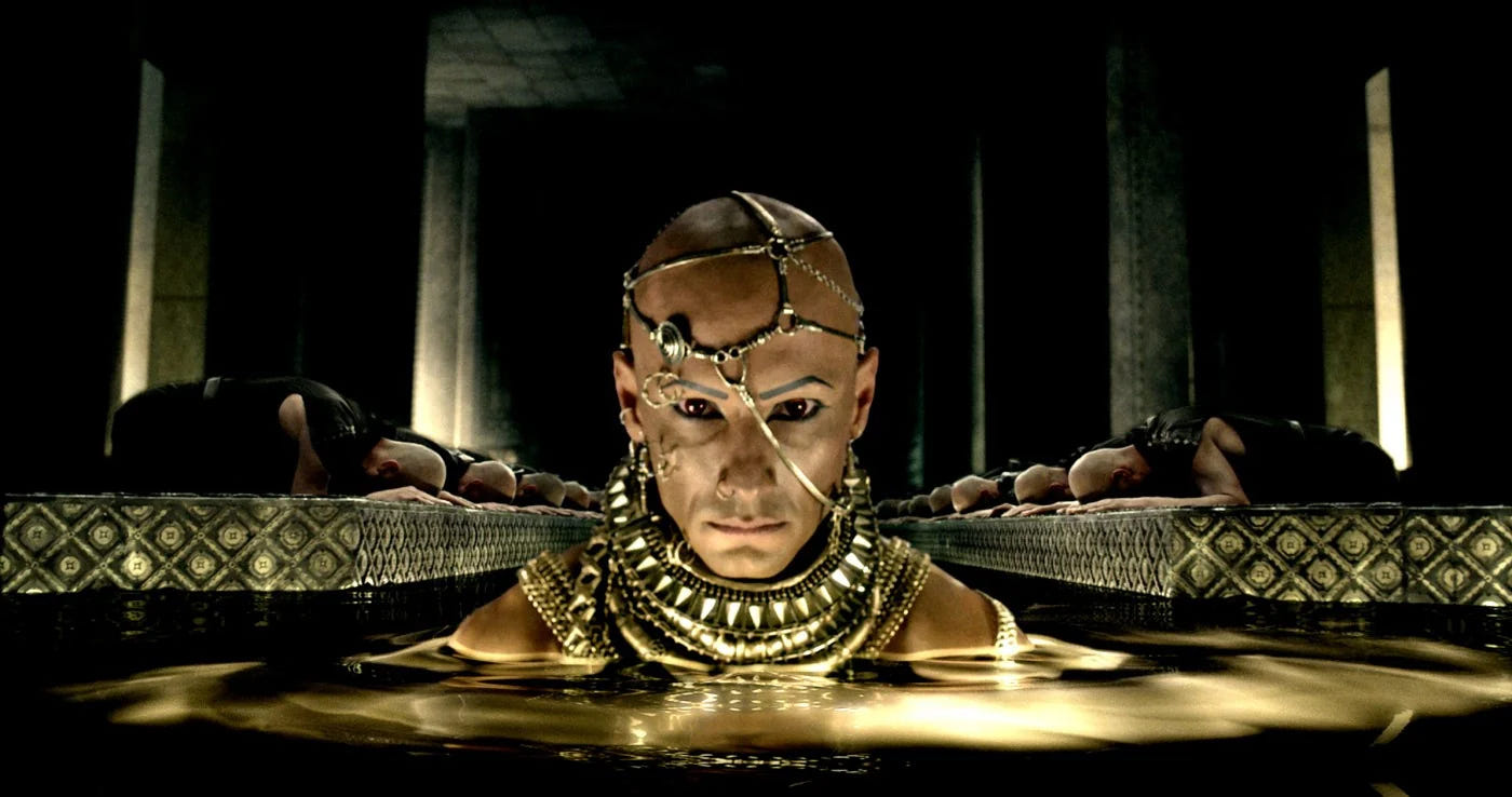 300: Rise of an Empire – Nahaufnahme von Xerxes auf seinem Thron