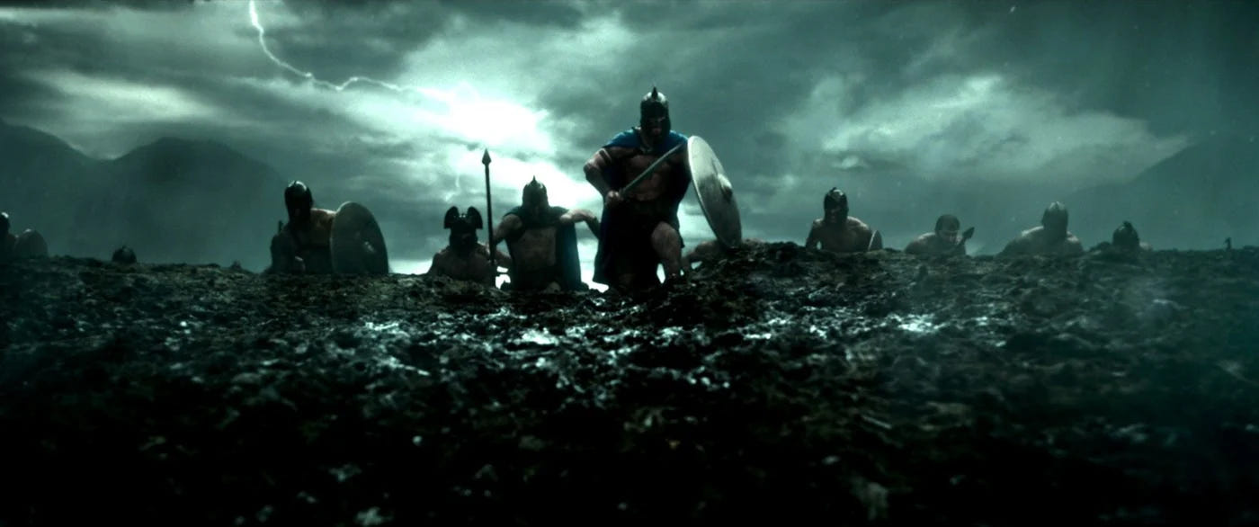 300: Rise of an Empire – Krieger in einer verwüsteten Landschaft