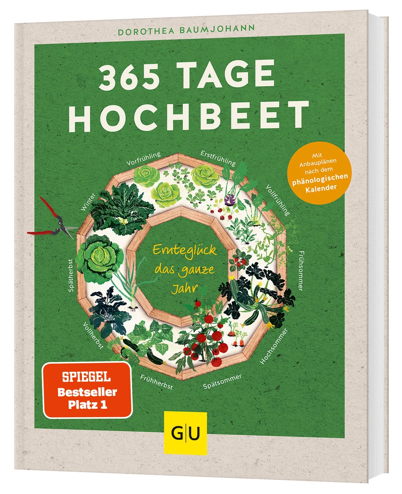 Buchcover von '365 Tage Hochbeet' - Gebundene Ausgabe von Dorothea Baumjohann