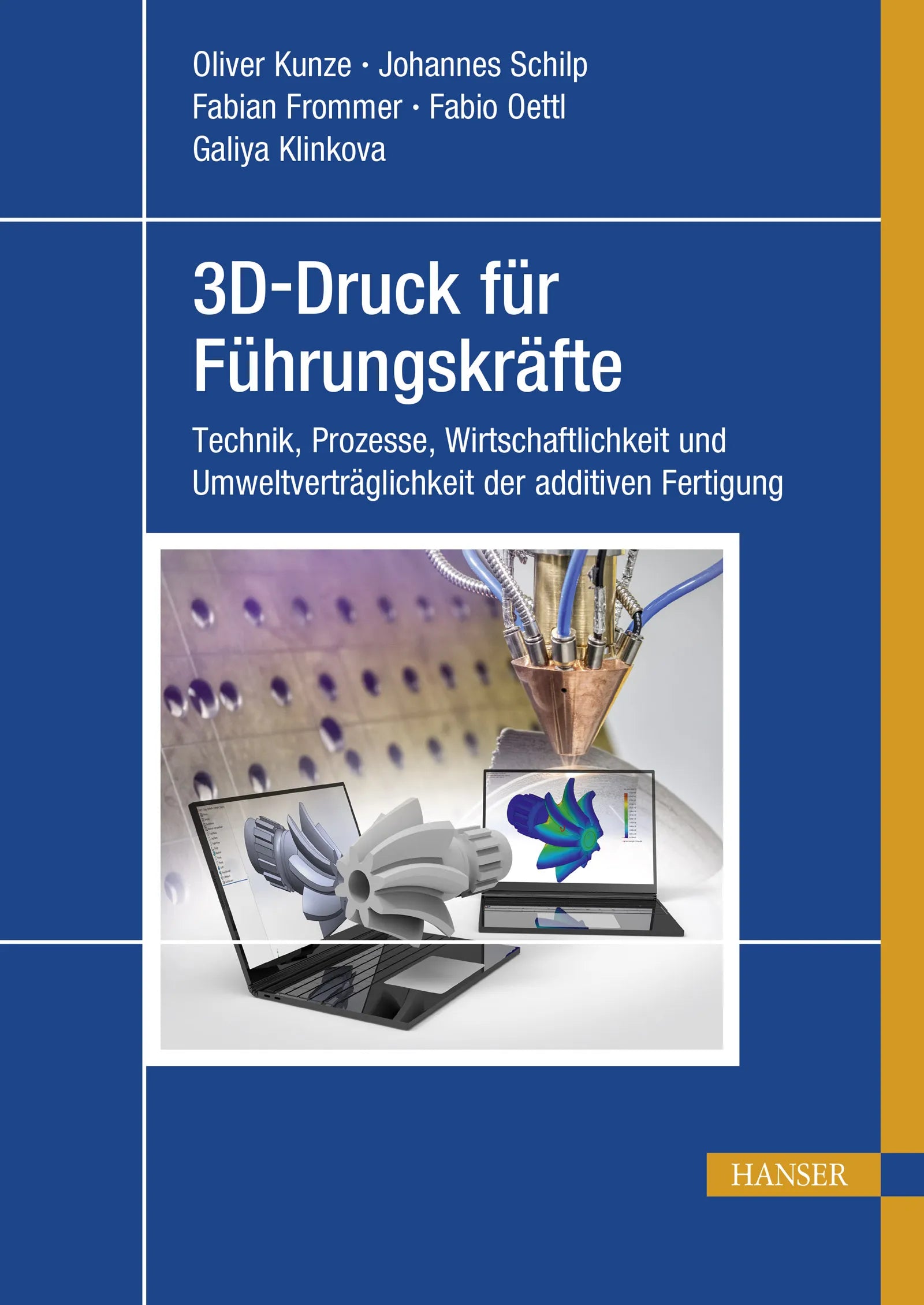 Cover: 3D-Druck für Führungskräfte (E-Book) von Oliver Kunze
