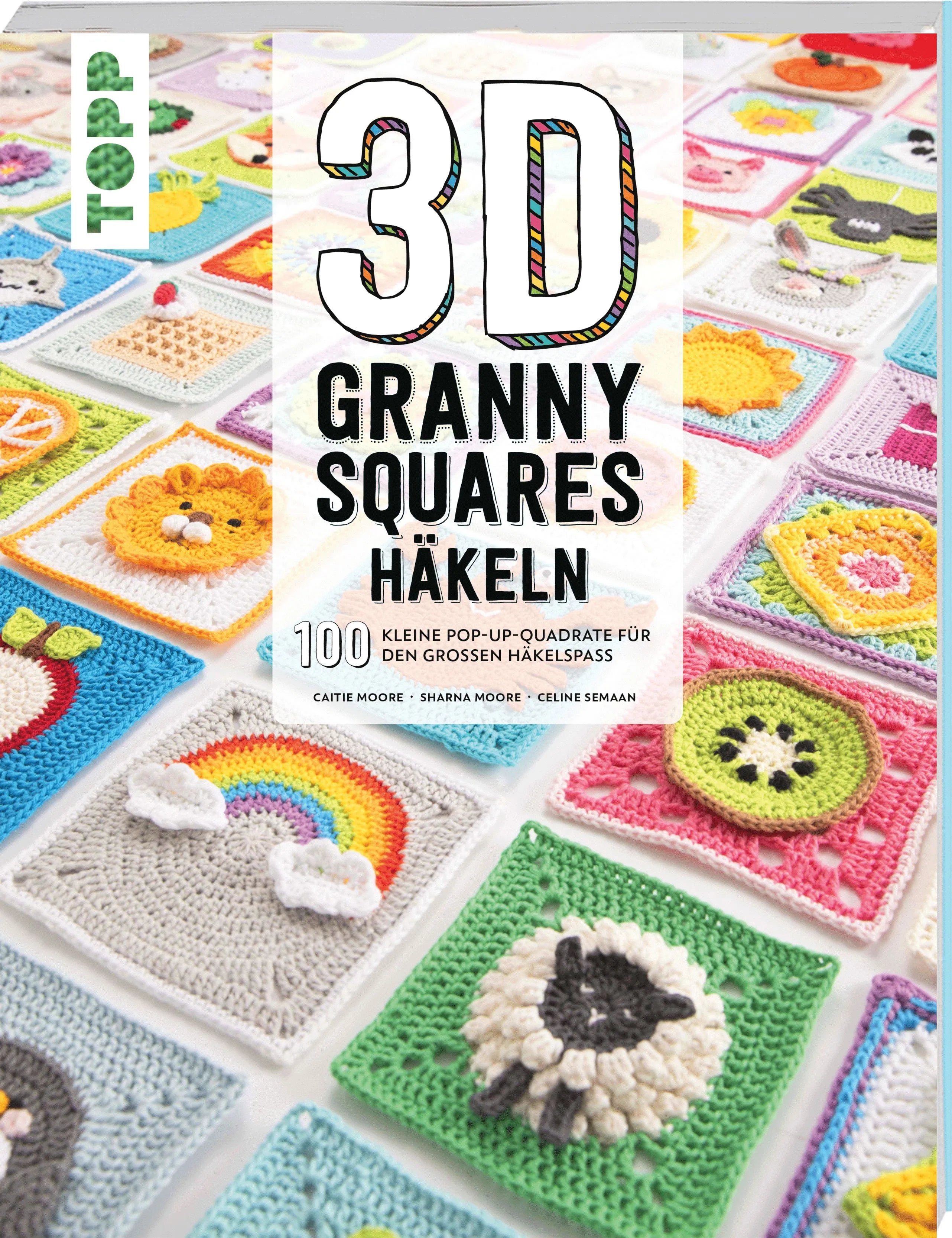 Cover: 3D Granny Squares häkeln (Taschenbuch) von Caitie Moore