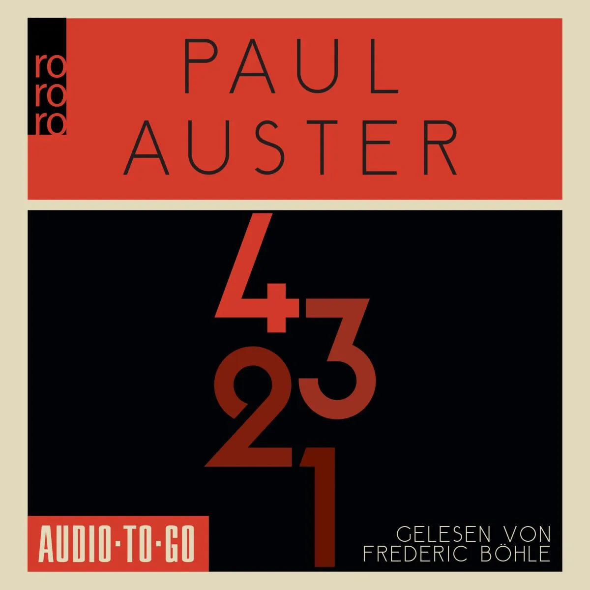 Cover: 4 3 2 1 (Hörbuch Download) von Paul Auster