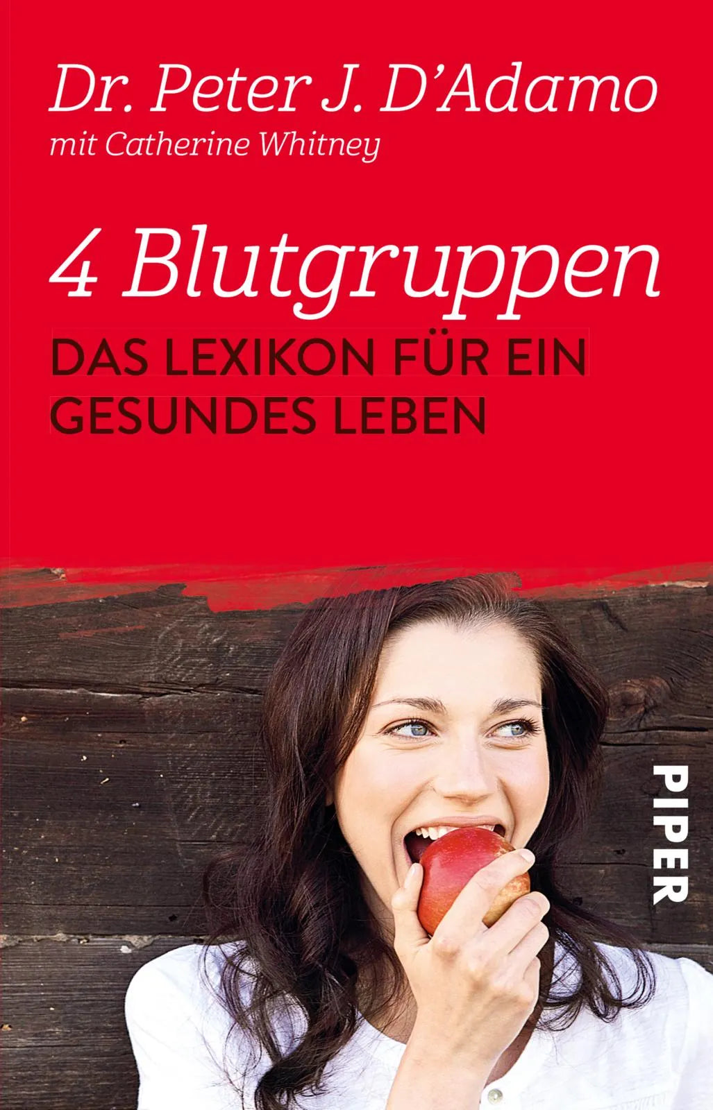Buchcover von '4 Blutgruppen - Das Lexikon für ein gesundes Leben' - Taschenbuch von Peter J. D'Adamo