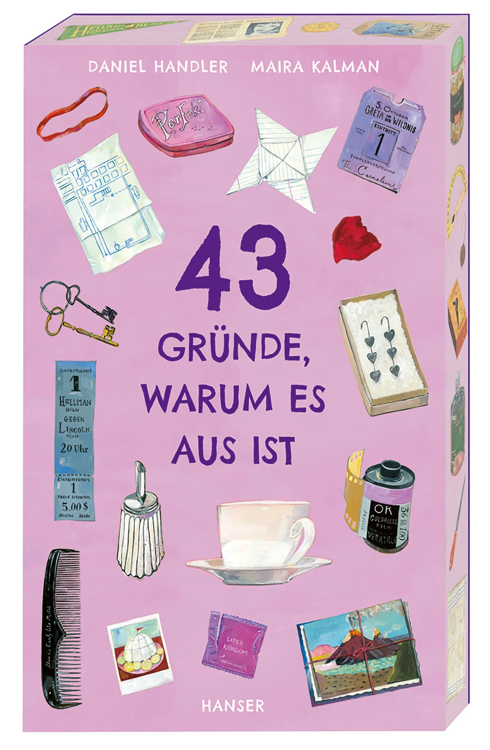Cover: 43 Gründe, warum es aus ist (E-Book) von Daniel Handler