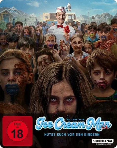 4K UHD Blu-ray-Cover: 5. Ice Cream Man – 4K Ultra HD SteelBook. Regie: Eli Roth