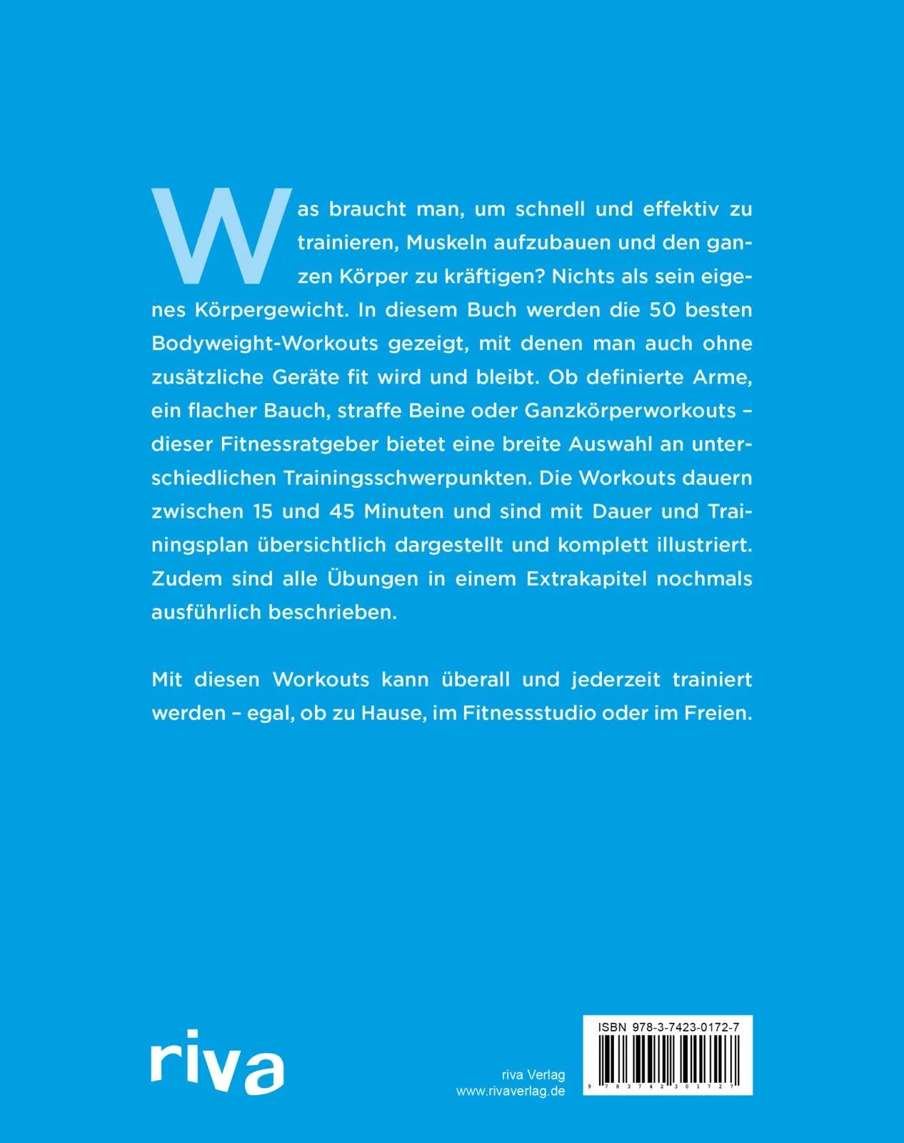 Detailansicht: 50 Workouts – Bodyweight-Training ohne Geräte (Taschenbuch)