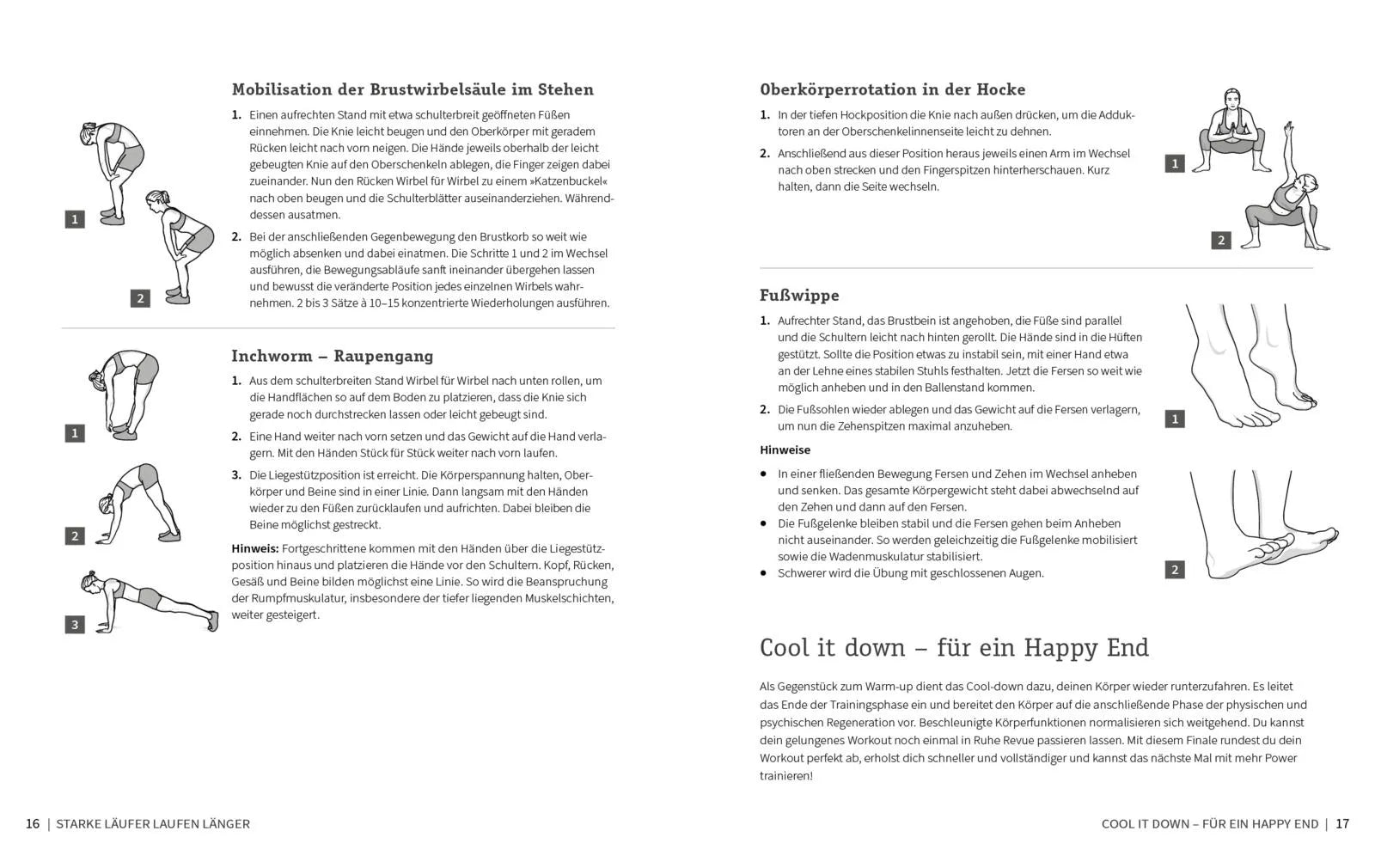 Innenansicht von '50 Workouts für Läufer' - Taschenbuch