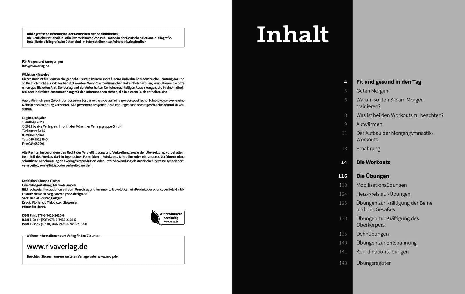 Detailansicht: 50 Workouts – Morgengymnastik (Taschenbuch)
