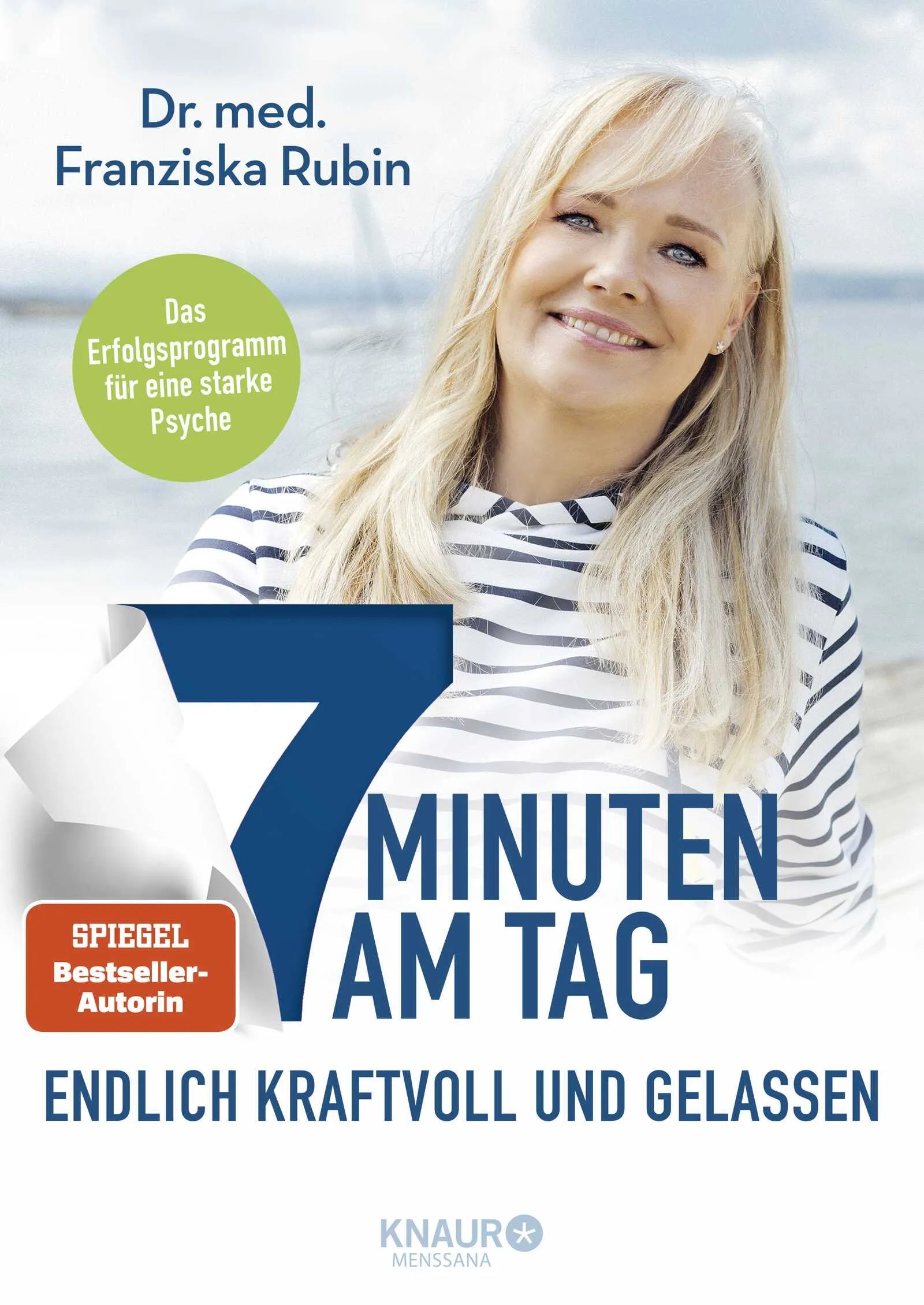 Buchcover von '7 Minuten am Tag endlich kraftvoll und gelassen' - Paperback von Franziska Rubin