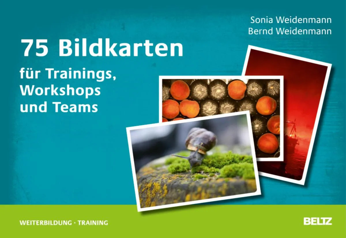 Cover: 75 Bildkarten für Trainings, Workshops und Teams (E-Book) von Sonia Weidenmann