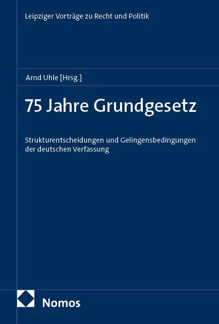 Cover: 75 Jahre Grundgesetz (E-Book)