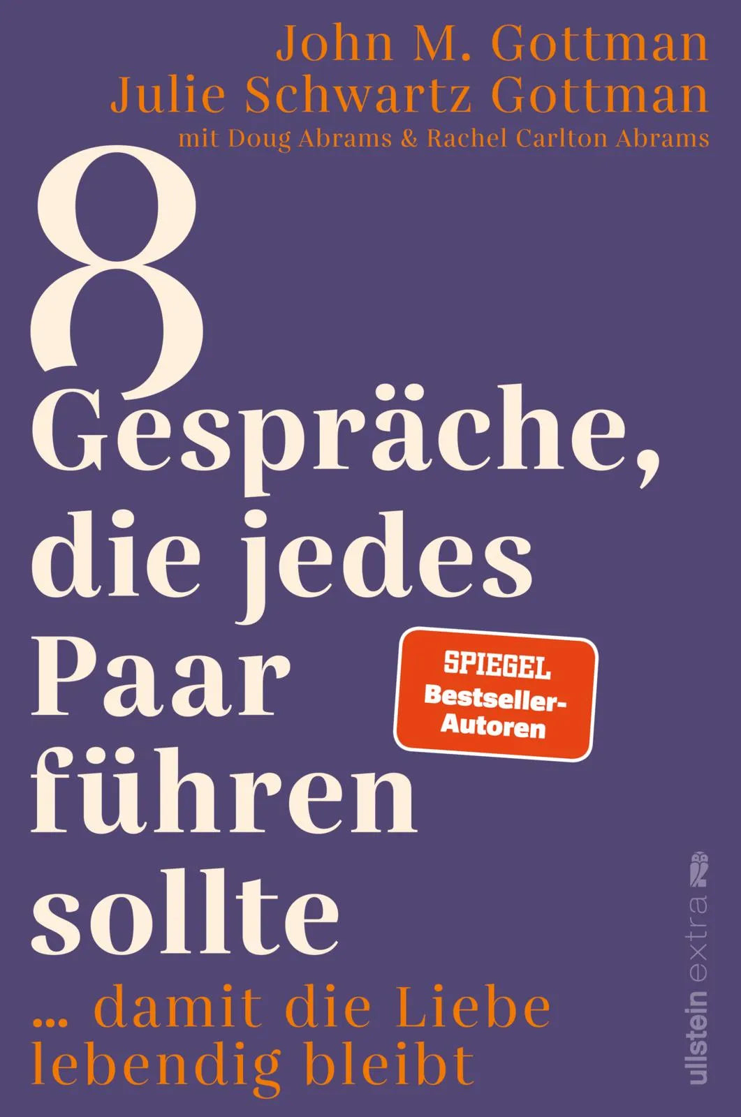 Buchcover von '8 Gespräche, die jedes Paar führen sollte, ...' - Paperback von John M. Gottman