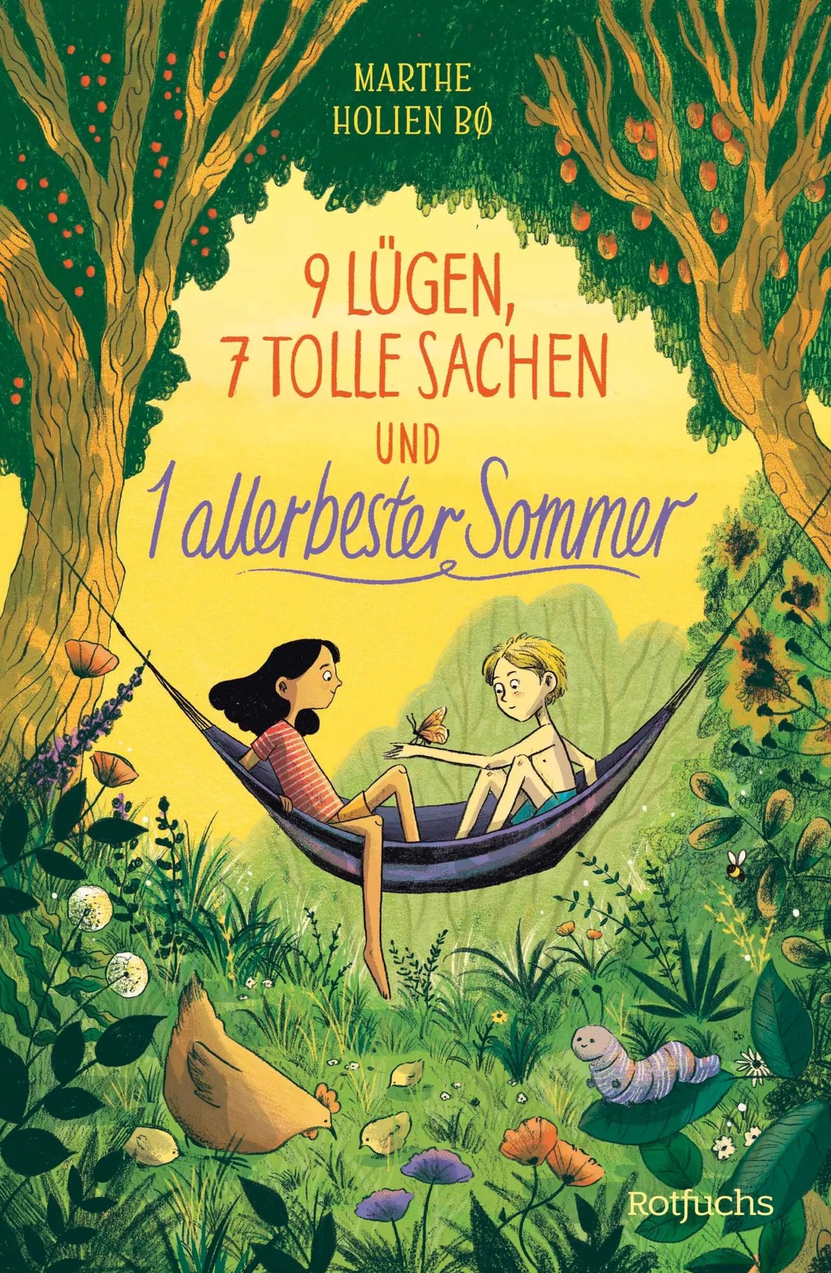 Cover: 9 Lügen, 7 tolle Sachen und 1 allerbester Sommer (Hardcover) von Marthe Holien Bø