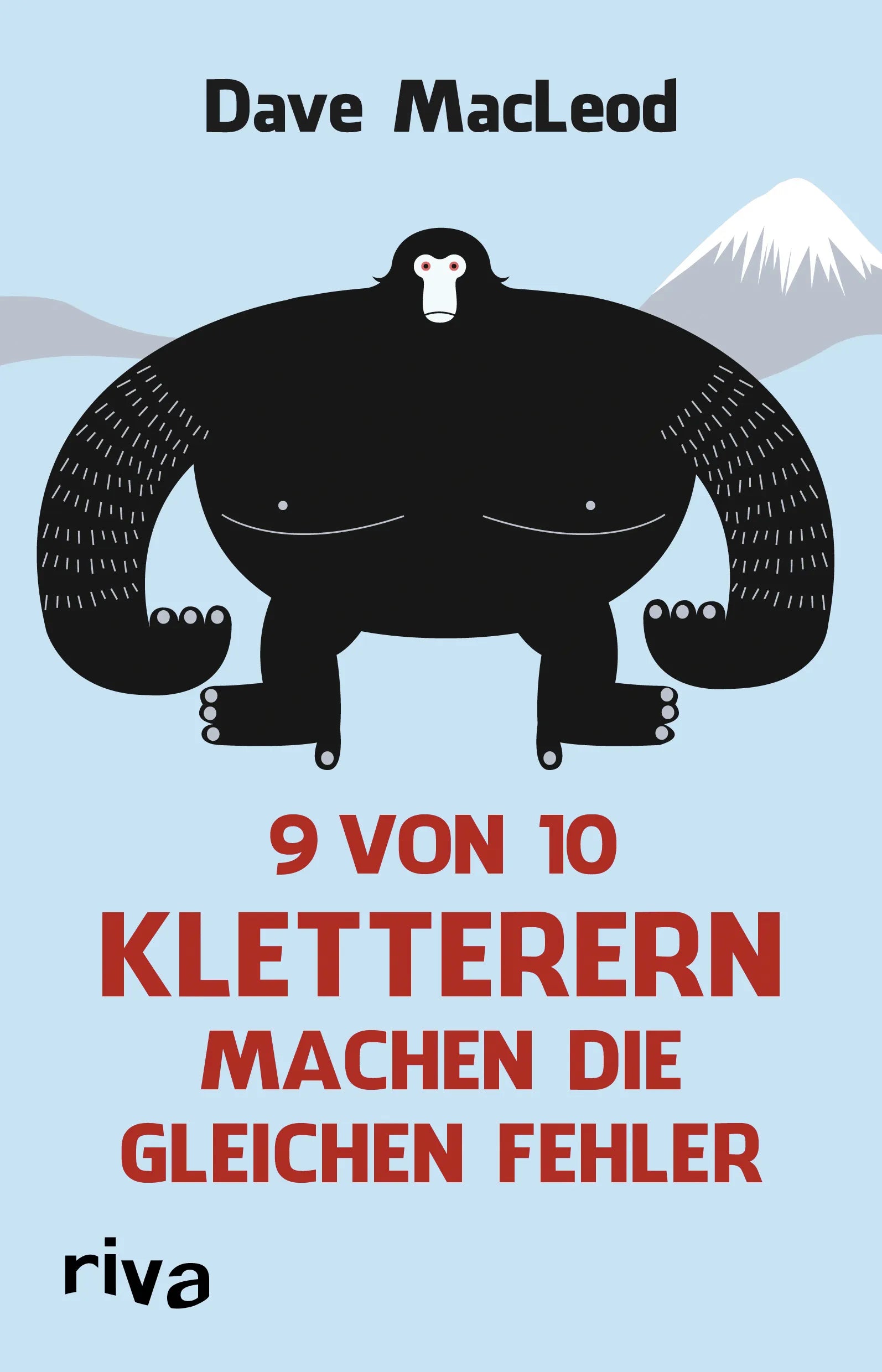 Buchcover von '9 von 10 Kletterern machen die gleichen Fehler' - Taschenbuch von Dave MacLeod
