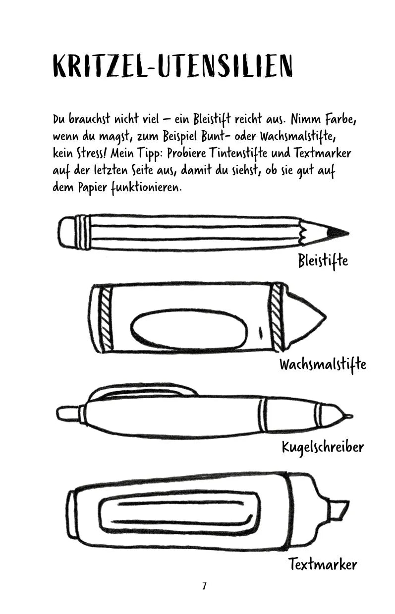 Innenansicht von 'A Doodle a Day Keeps the Stress Away' - Taschenbuch