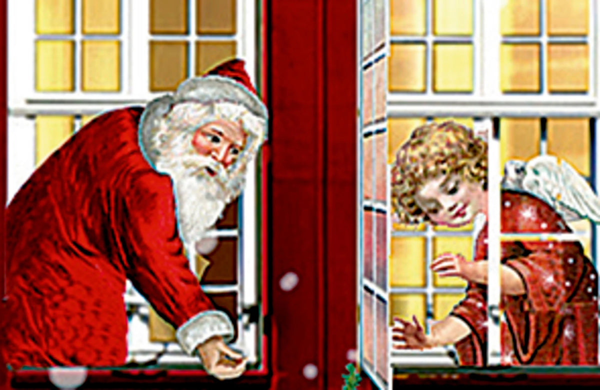 A3-Wand-Adventskalender – Weihnachtsstraße – Ansicht