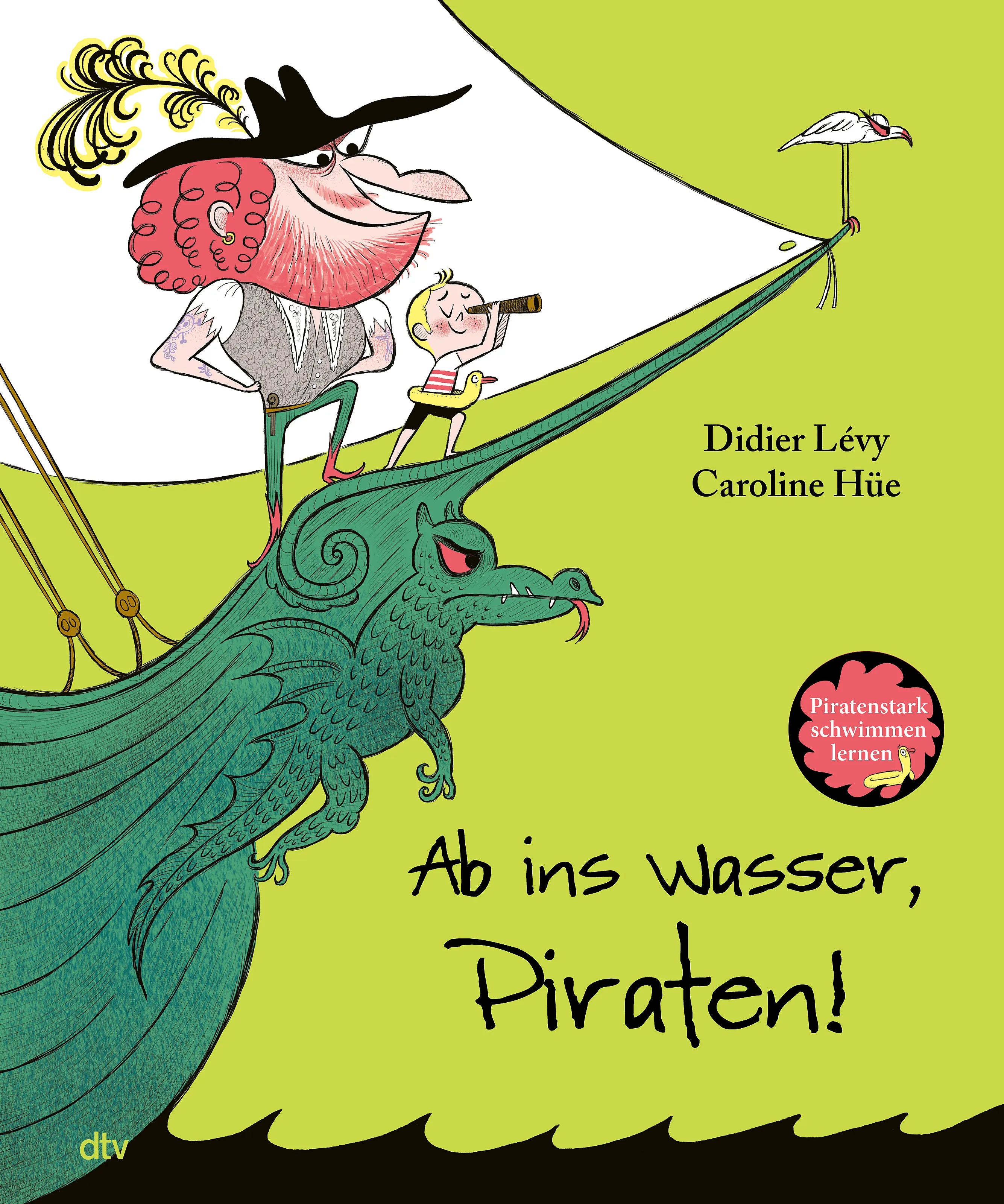 Buchcover von 'Ab ins Wasser, Piraten!' - Gebundene Ausgabe von Didier Lévy