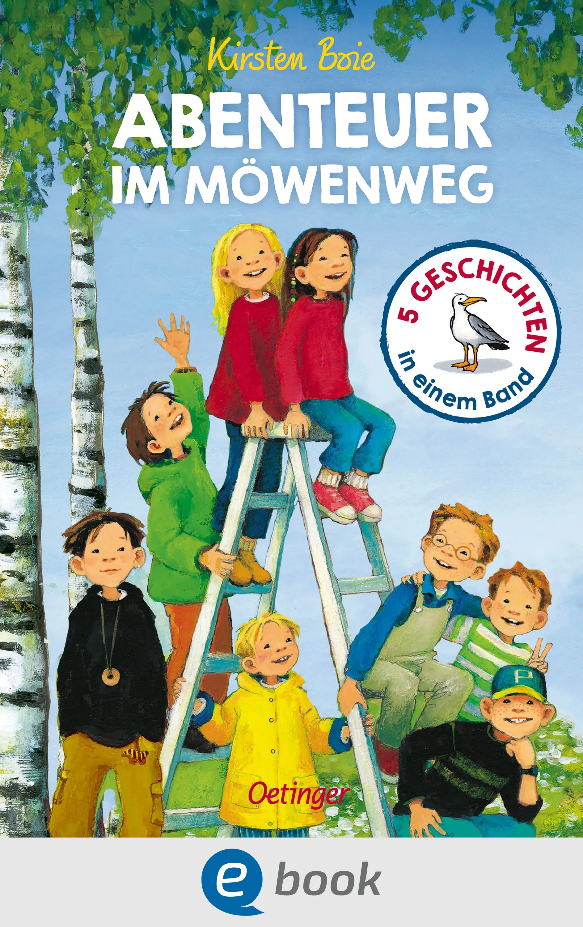 Cover: Abenteuer im Möwenweg. 5 Geschichten in einem Band (E-Book) von Kirsten Boie