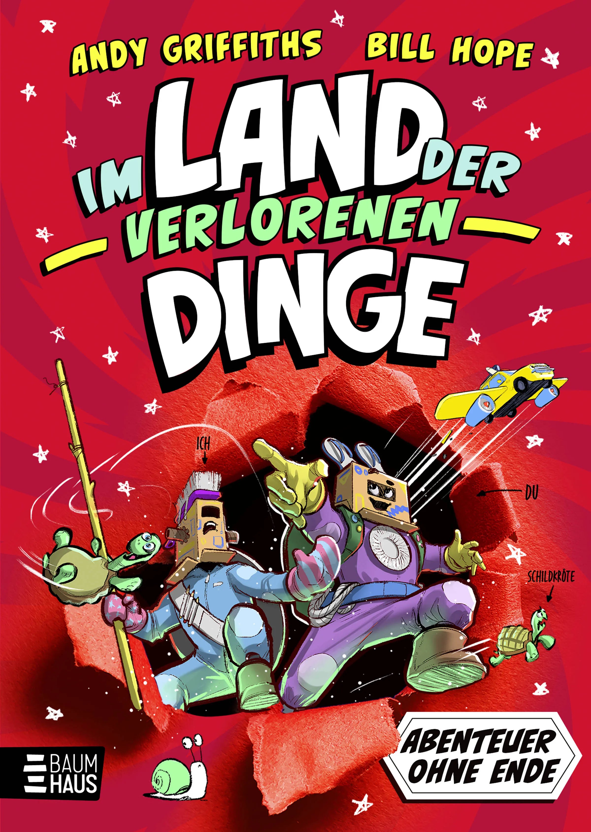 Buchcover von 'Abenteuer ohne Ende - Im Land der verlorenen Dinge' - Gebundene Ausgabe von Andy Griffiths