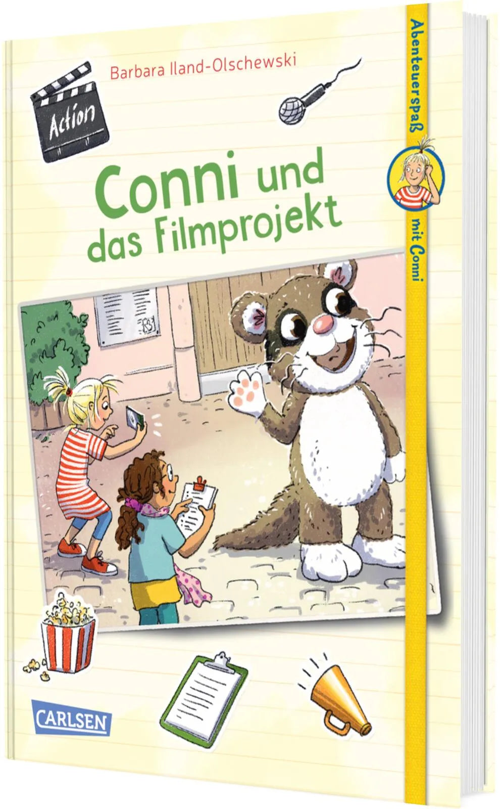 Buchcover von 'Abenteuerspaß mit Conni 3: Conni und das Filmprojekt' - Gebundene Ausgabe von Barbara Iland-Olschewski