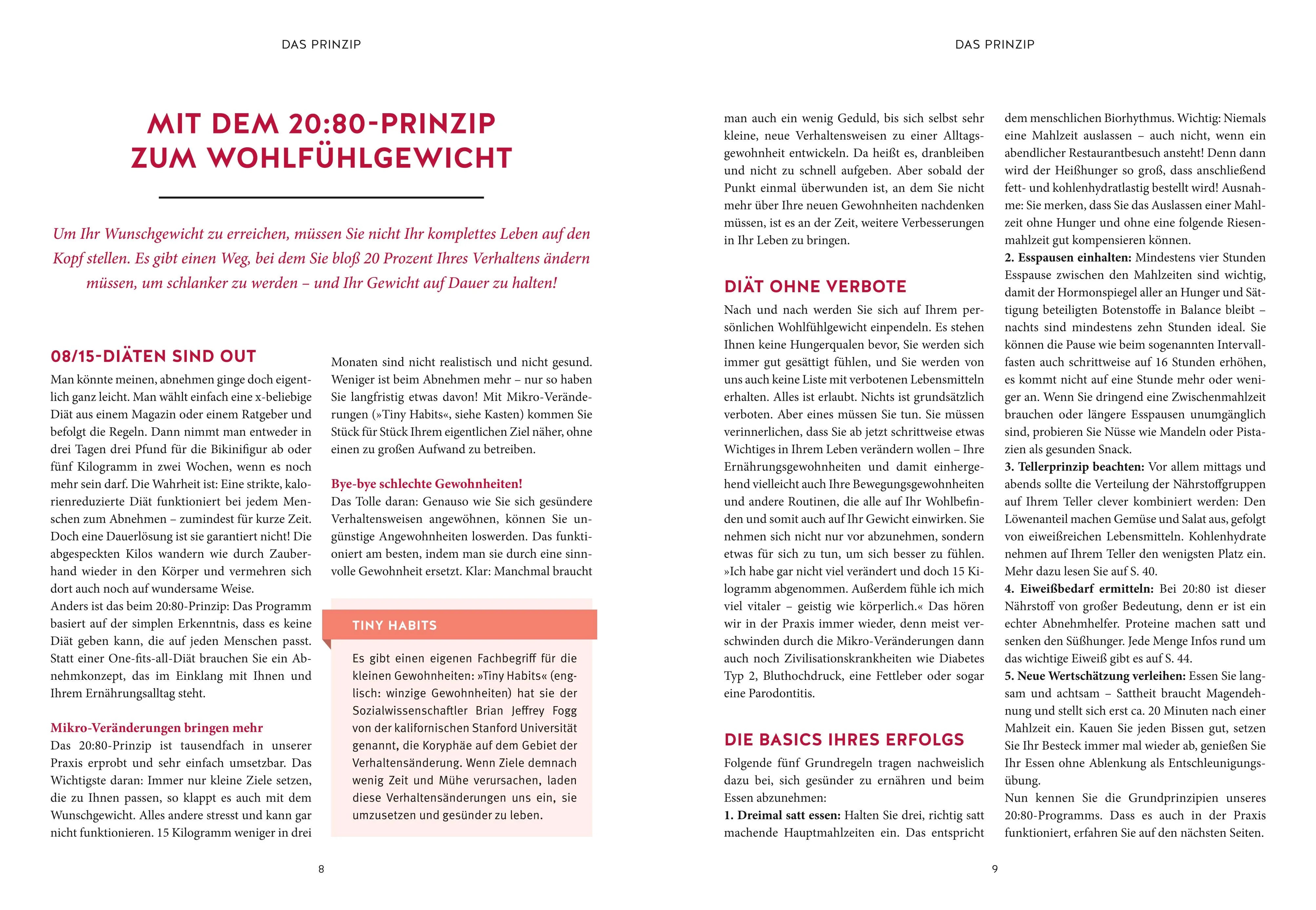Produktansicht: Abnehmen nach dem 20:80-Prinzip - Das Arbeitsbuch (Taschenbuch)