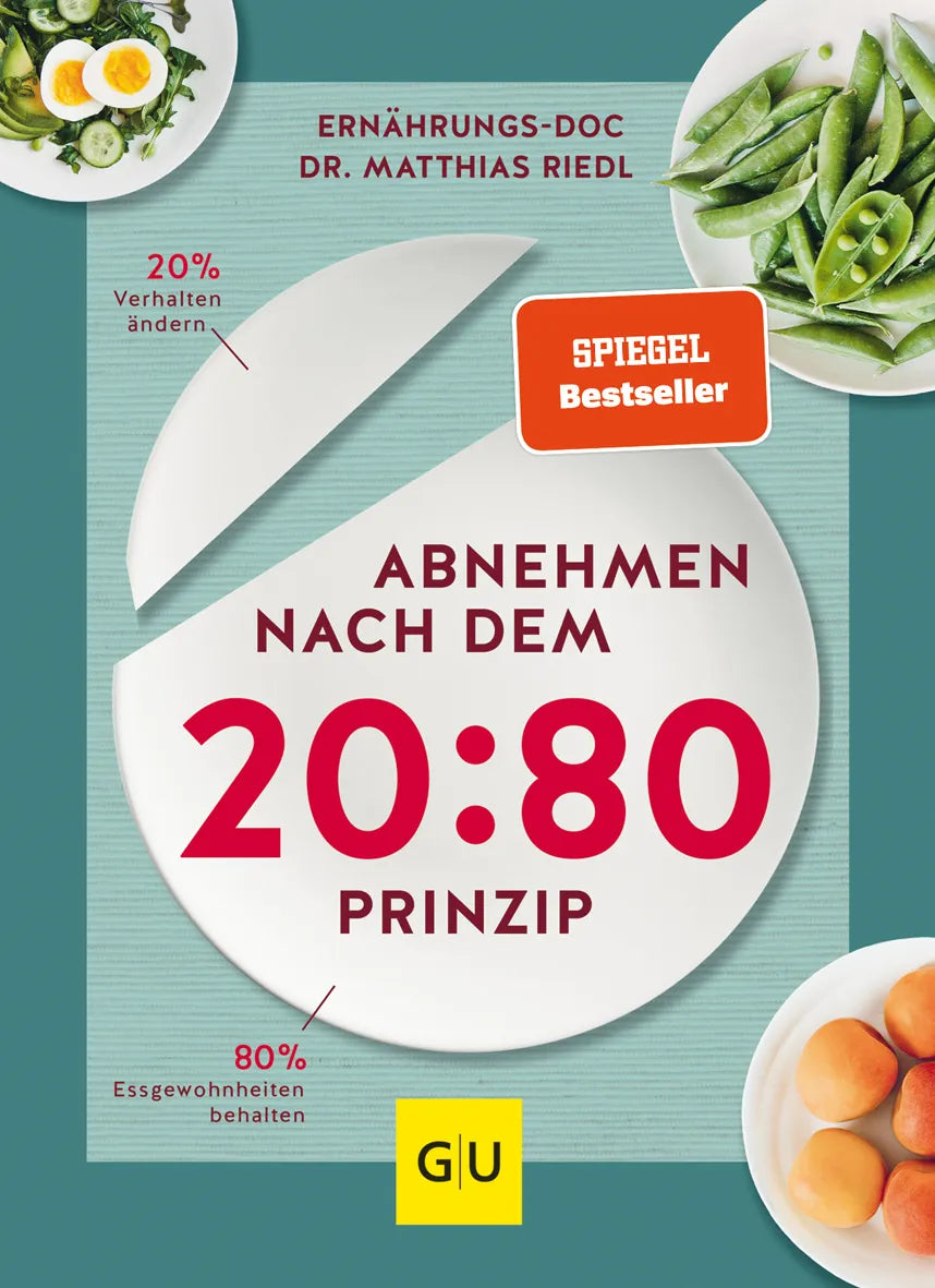 Buchcover von 'Abnehmen nach dem 20:80-Prinzip' - Taschenbuch von Matthias Riedl