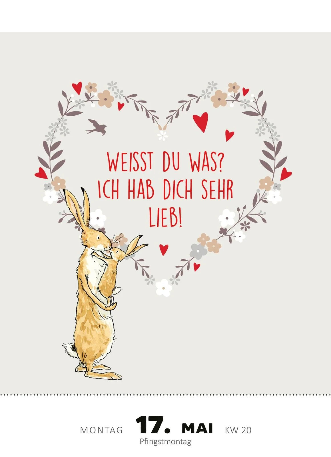 Abreißkalender Weißt du eigentlich, wie lieb ich dich hab? 2027 – Ansicht