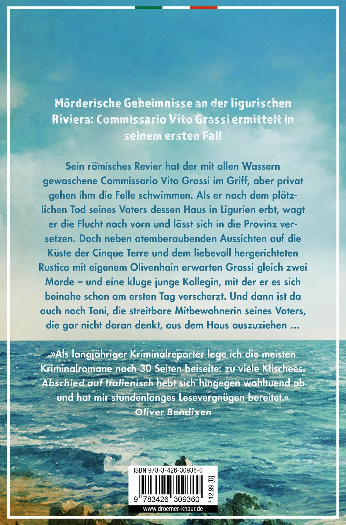 Rückseite: Abschied auf Italienisch (Taschenbuch)